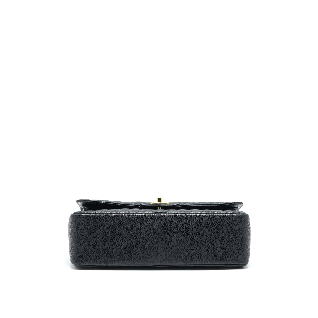 CHANEL JUMBO CLASSIC DOUBLE FLAP CAVIAR BLACK