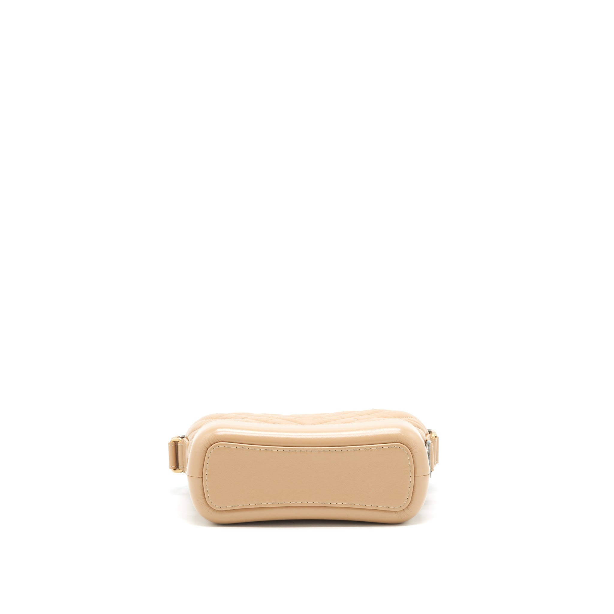 Chanel Gabrielle Hobo Small in Chevron Beige