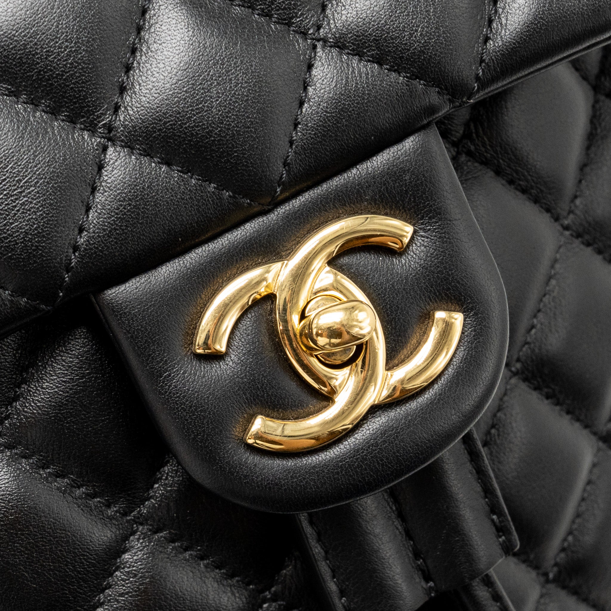 Chanel Urban Spirit Flap Backpack Lambskin Black