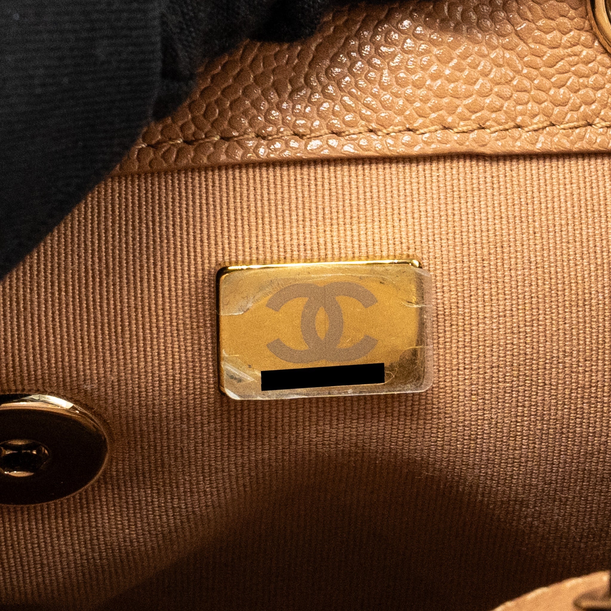 Chanel Triple Pack Backpack Caviar Caramel L (Microchip)