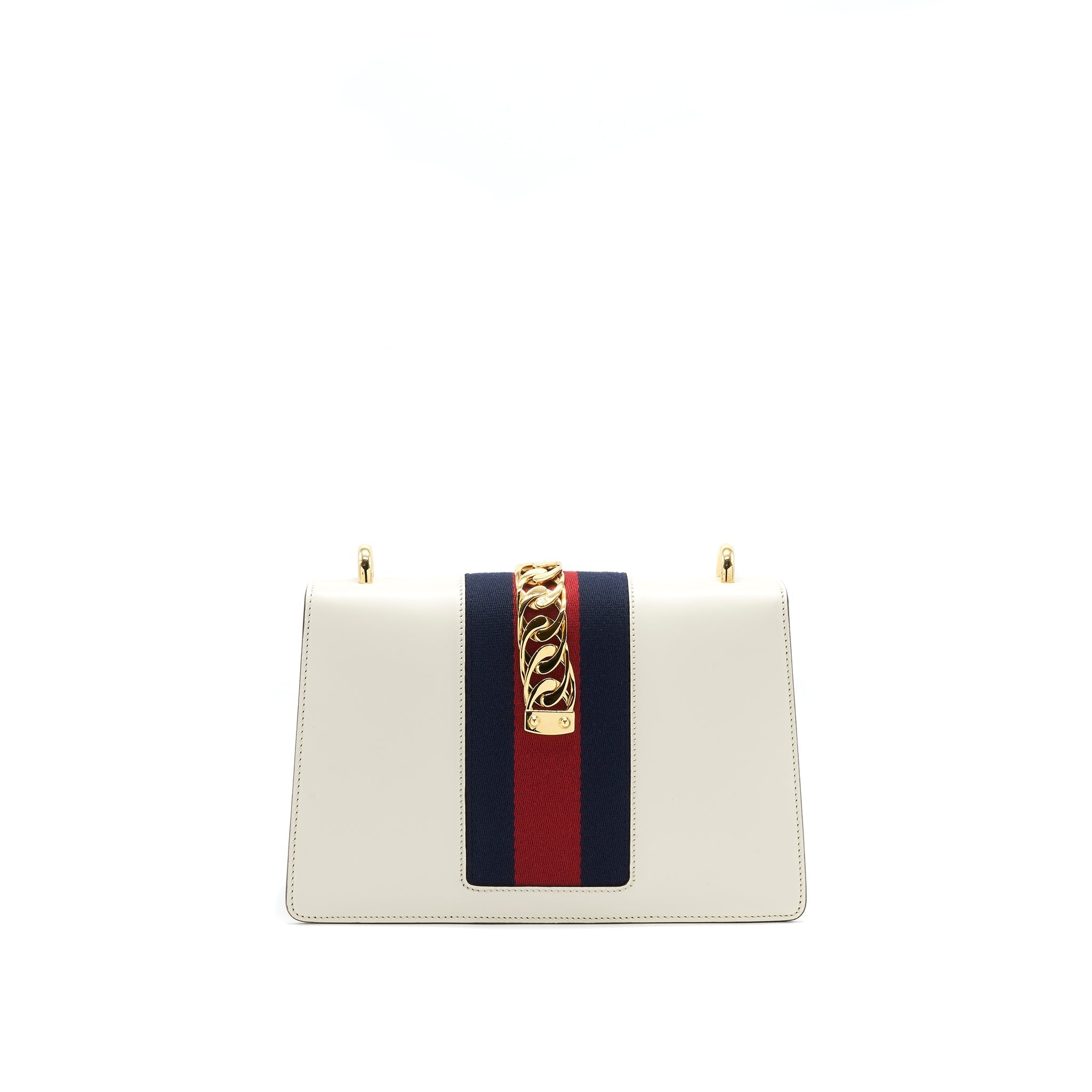 GUCCI SMALL SYLVIE BAG IN WHITE