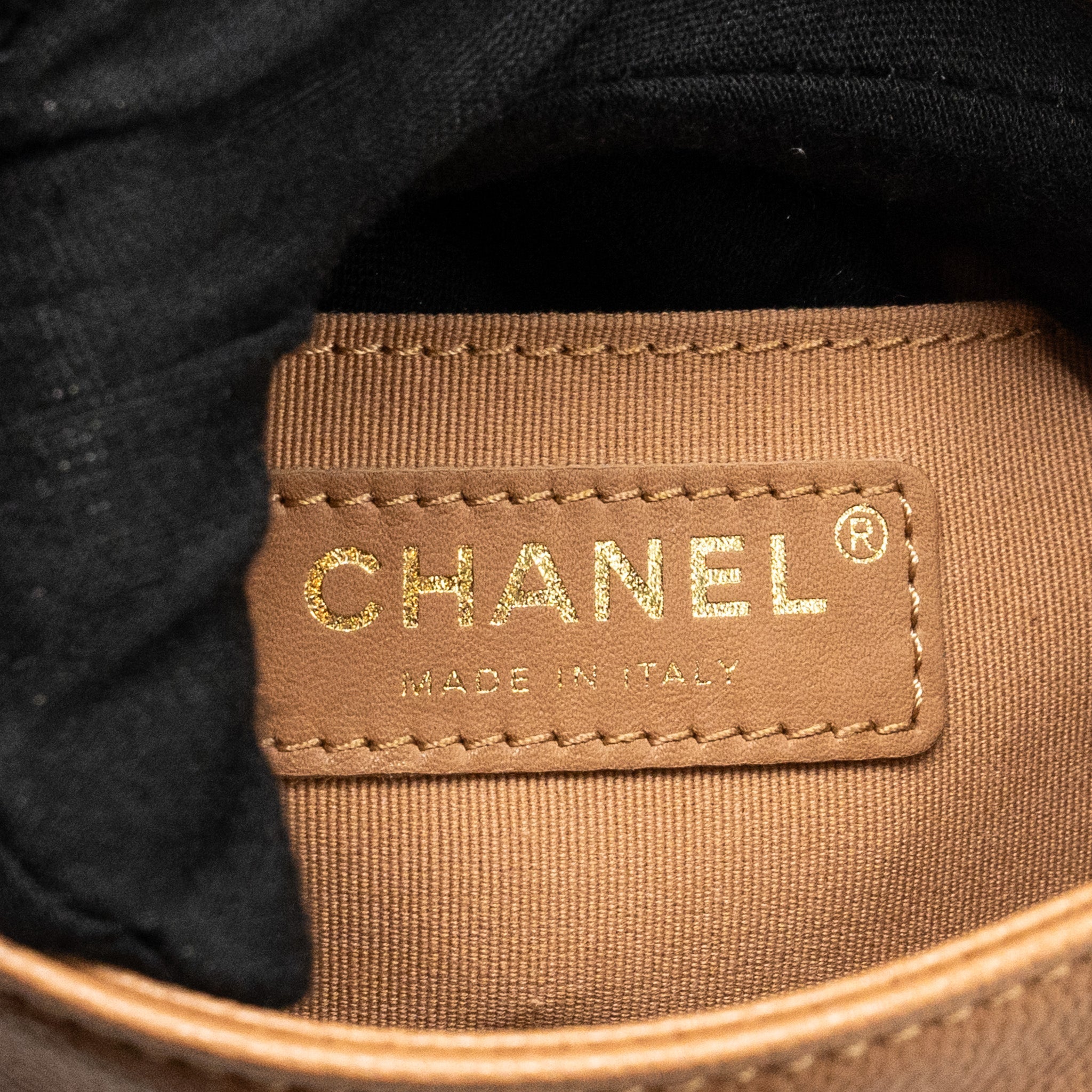 Chanel Triple Pack Backpack Caviar Caramel L (Microchip)