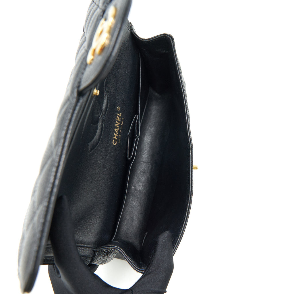 Chanel Classic Double Flap Medium 25cm Caviar Black