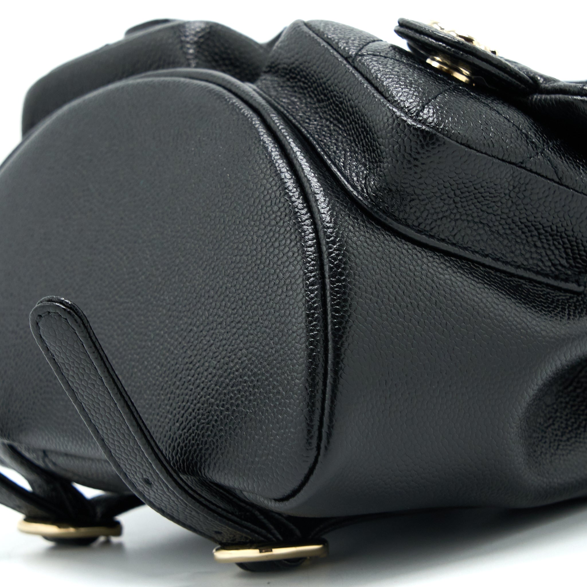 Chanel 23P Mini Triple Pack Backpack Caviar Black L (Microchip)