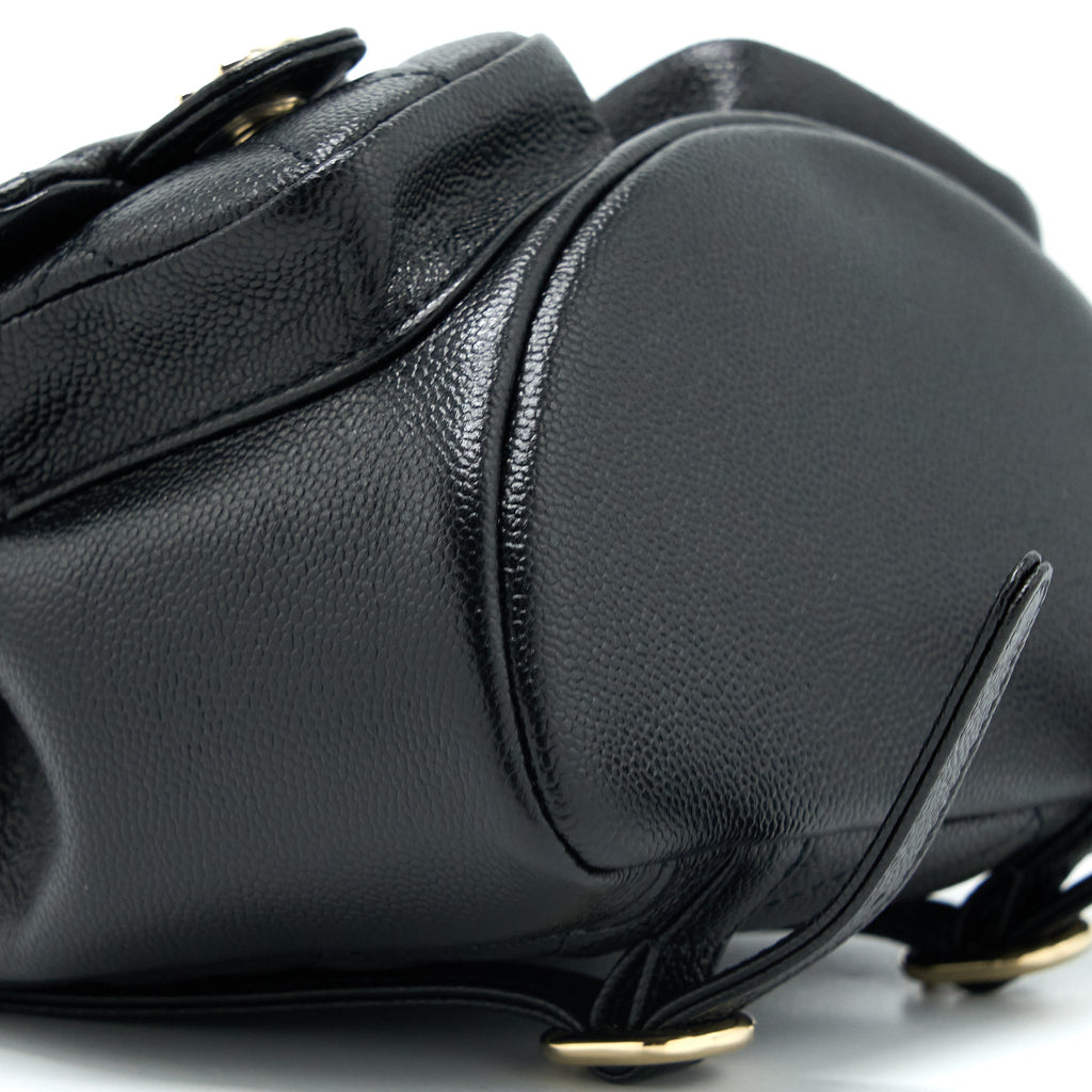 Chanel 23P Mini Triple Pack Backpack Caviar Black L (Microchip)