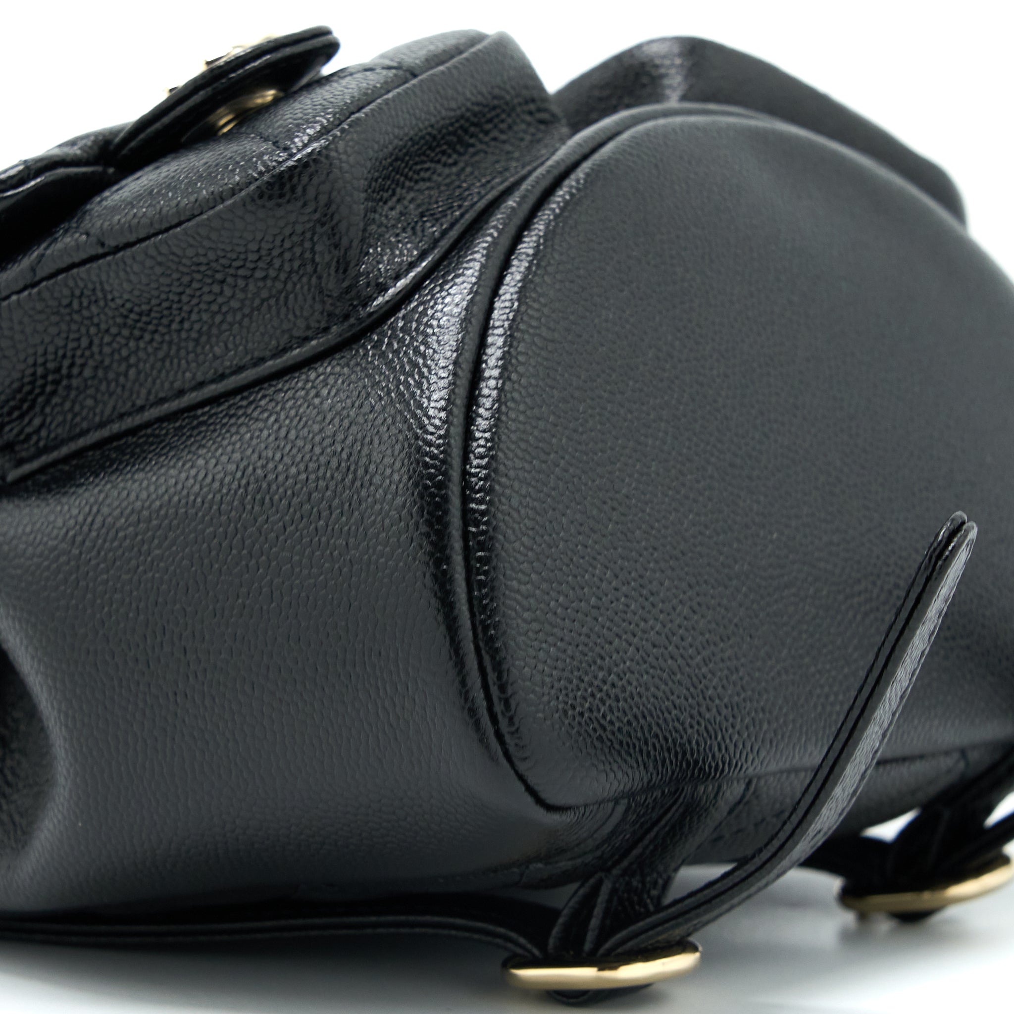 Chanel 23P Mini Triple Pack Backpack Caviar Black L (Microchip)