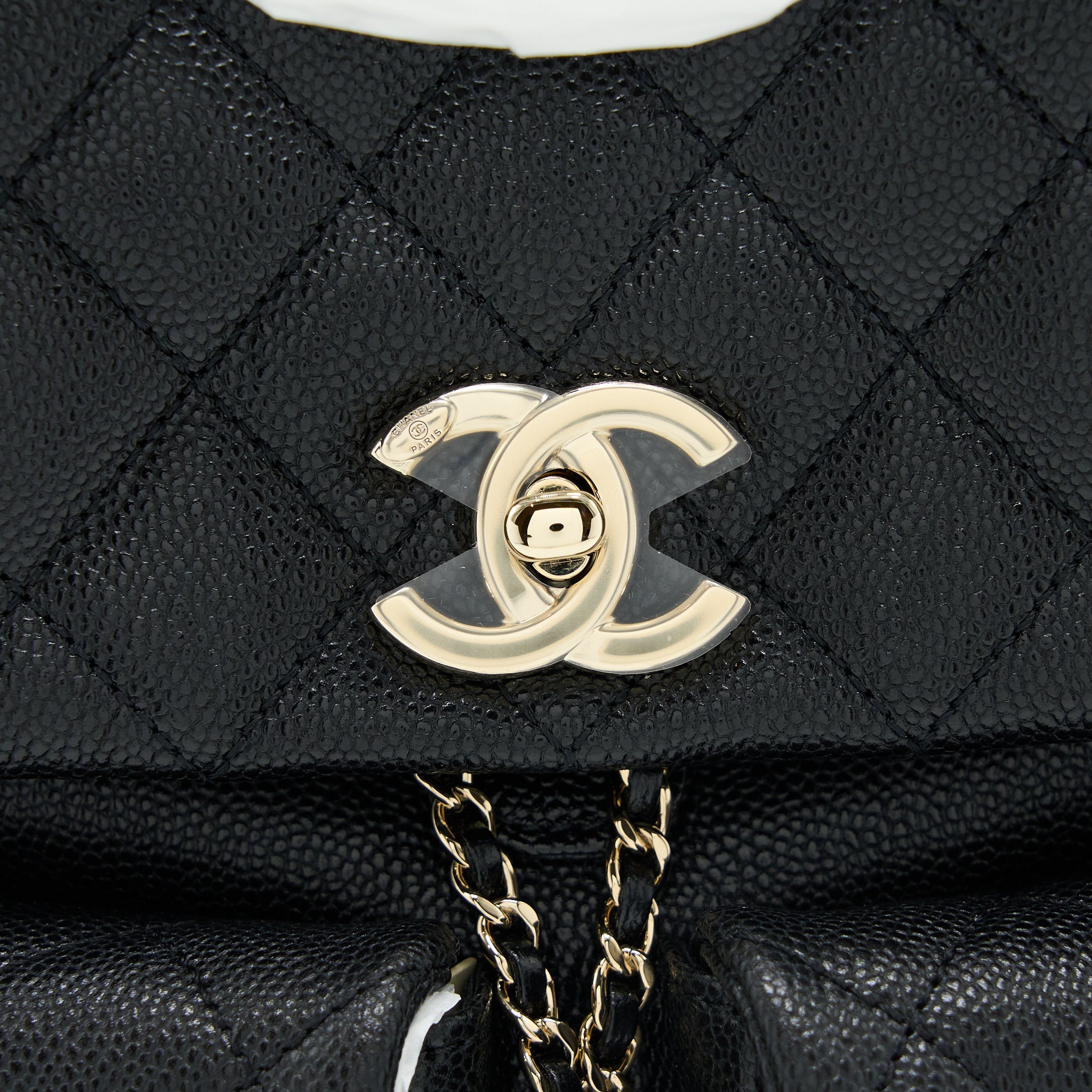 Chanel 23P Triple Pack Backpack Caviar Black L (Microchip)