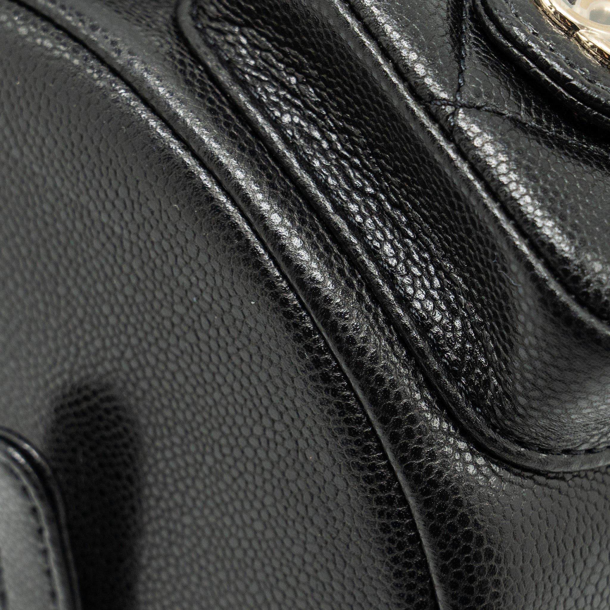 CHANEL 24A Mini Duma Backpack Grained Calfskin Black L (Microchip)