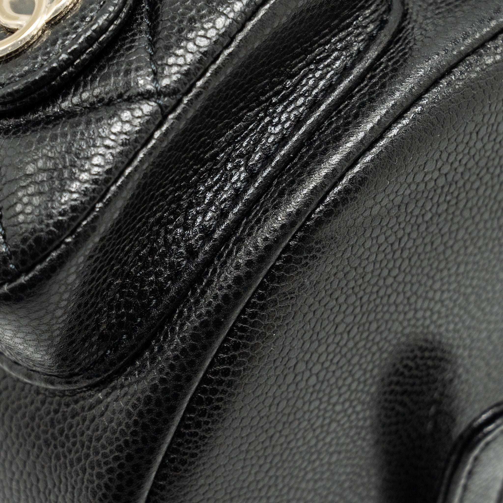 CHANEL 24A Mini Duma Backpack Grained Calfskin Black L (Microchip)