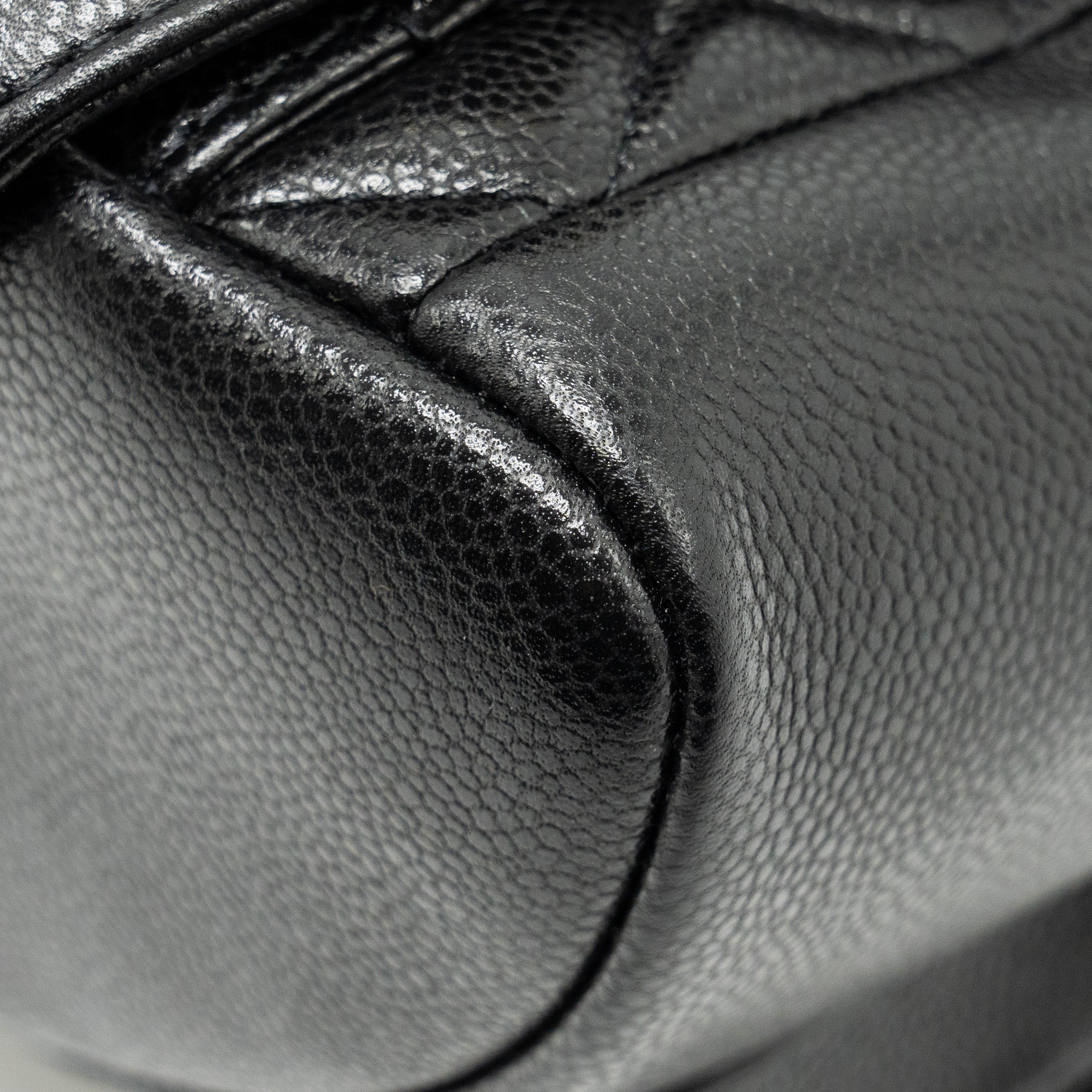 CHANEL 24A Mini Duma Backpack Grained Calfskin Black L (Microchip)