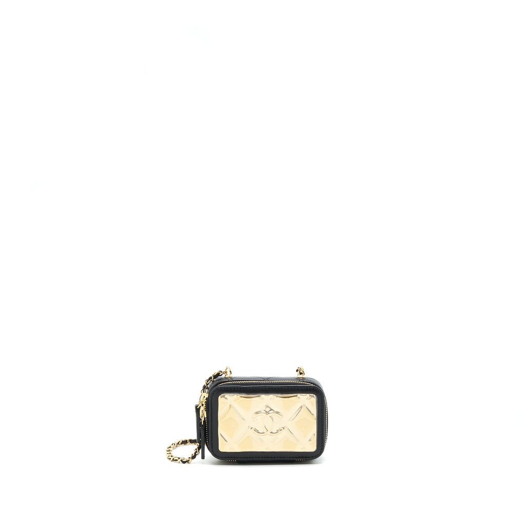 Chanel 21K Mini Clutch With Chain Black