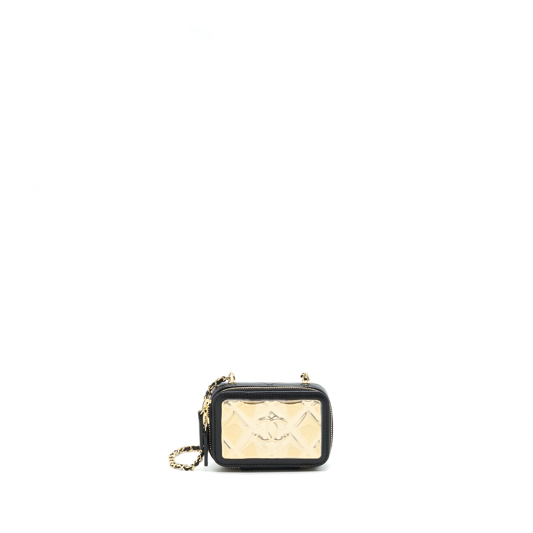 Chanel 21K Mini Clutch With Chain Black