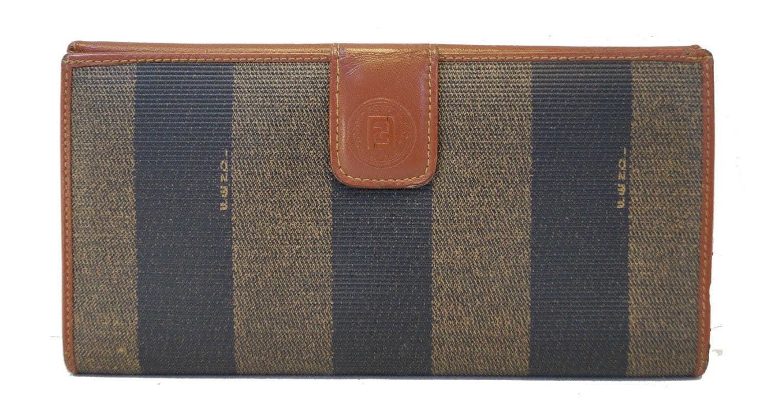 FENDI Brown Leather Wallet