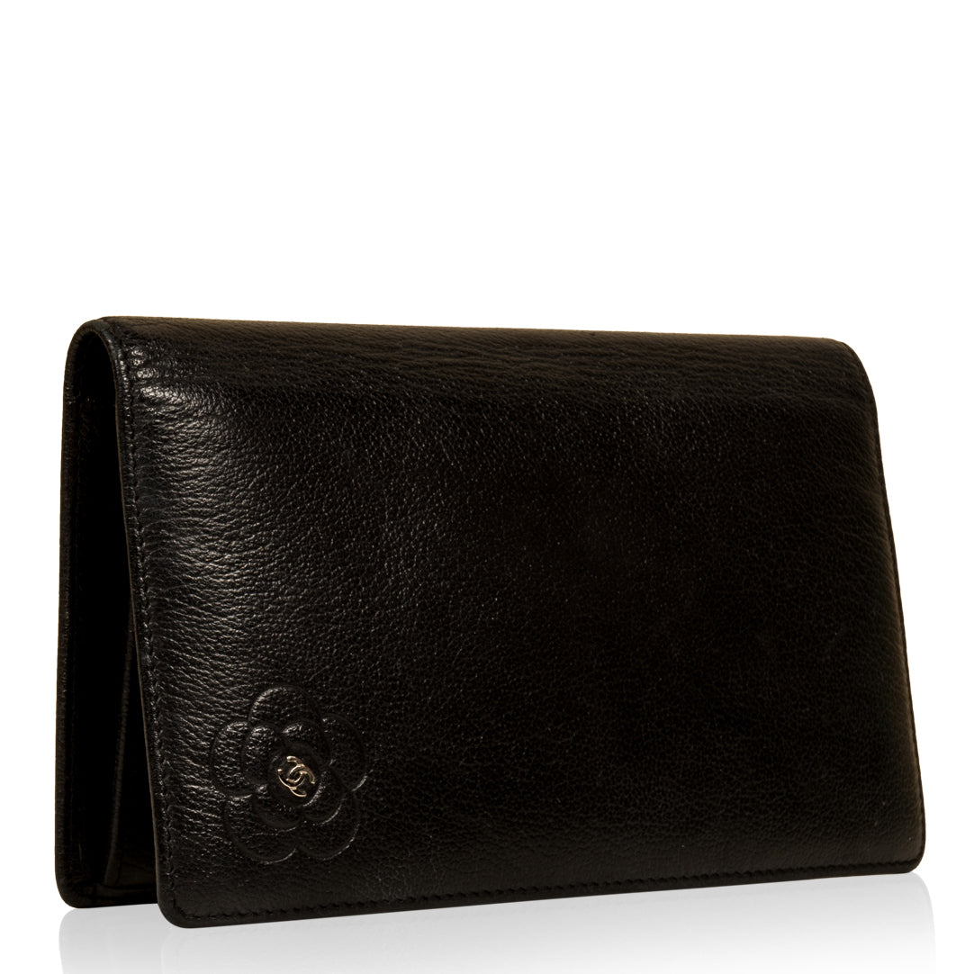 Chanel Camellia Flap Wallet