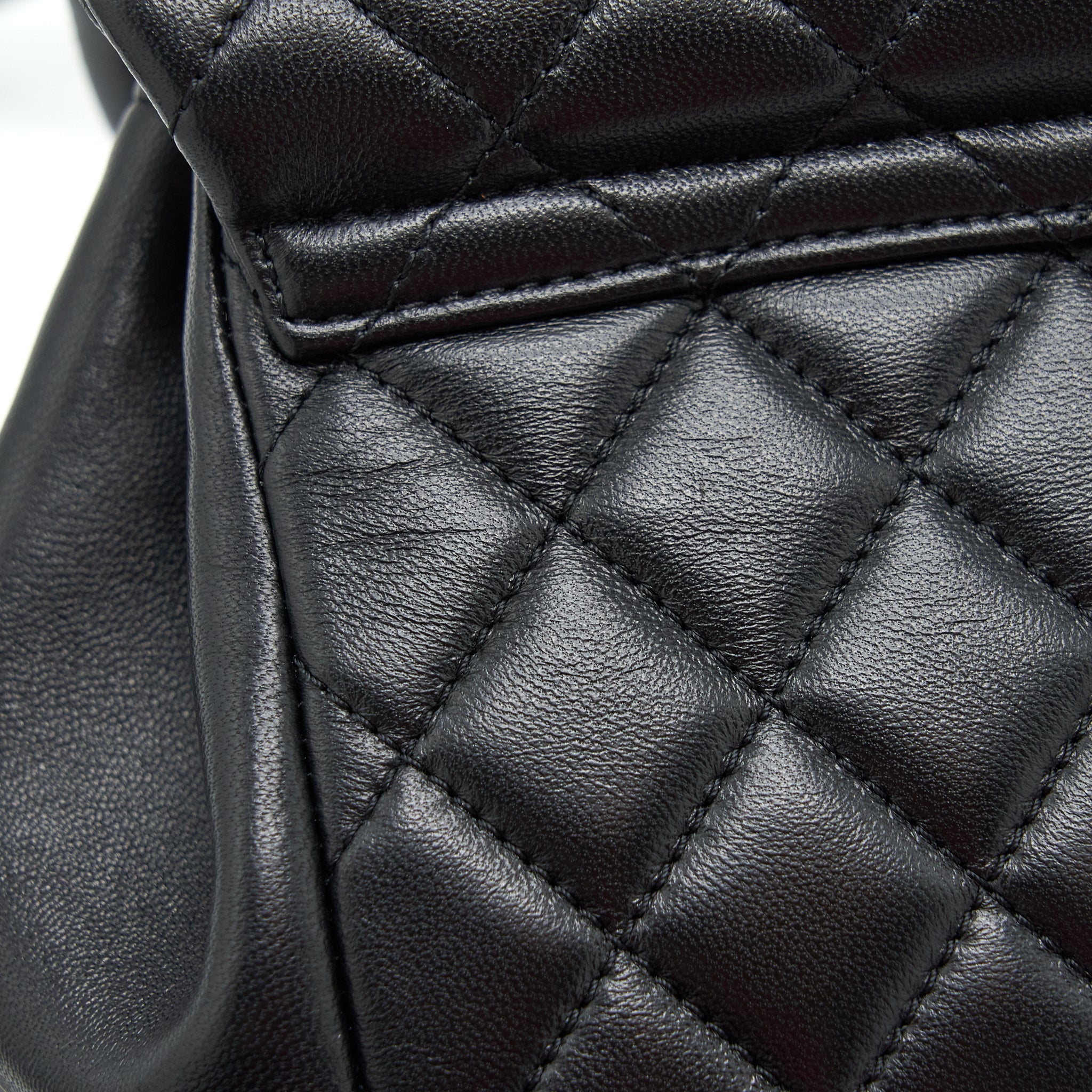 Chanel Duma Mini Backpack Lambskin Black L(Microchip)