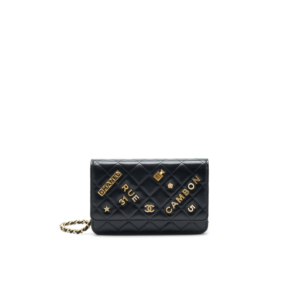 Chanel 2021 Seasonal Wallet on Chain black