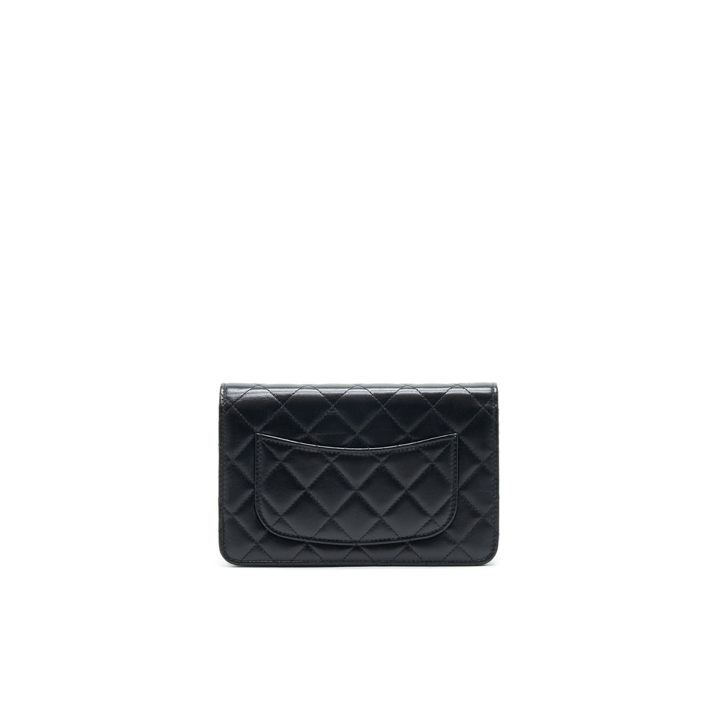 Chanel 2021 Seasonal Wallet on Chain black