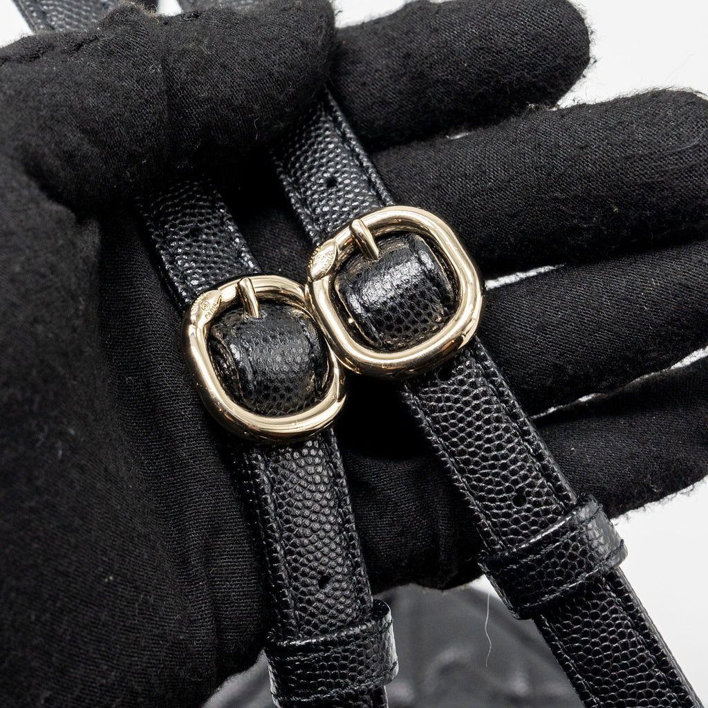 Chanel 23s mini Backpack Caviar Black L (Microchip)