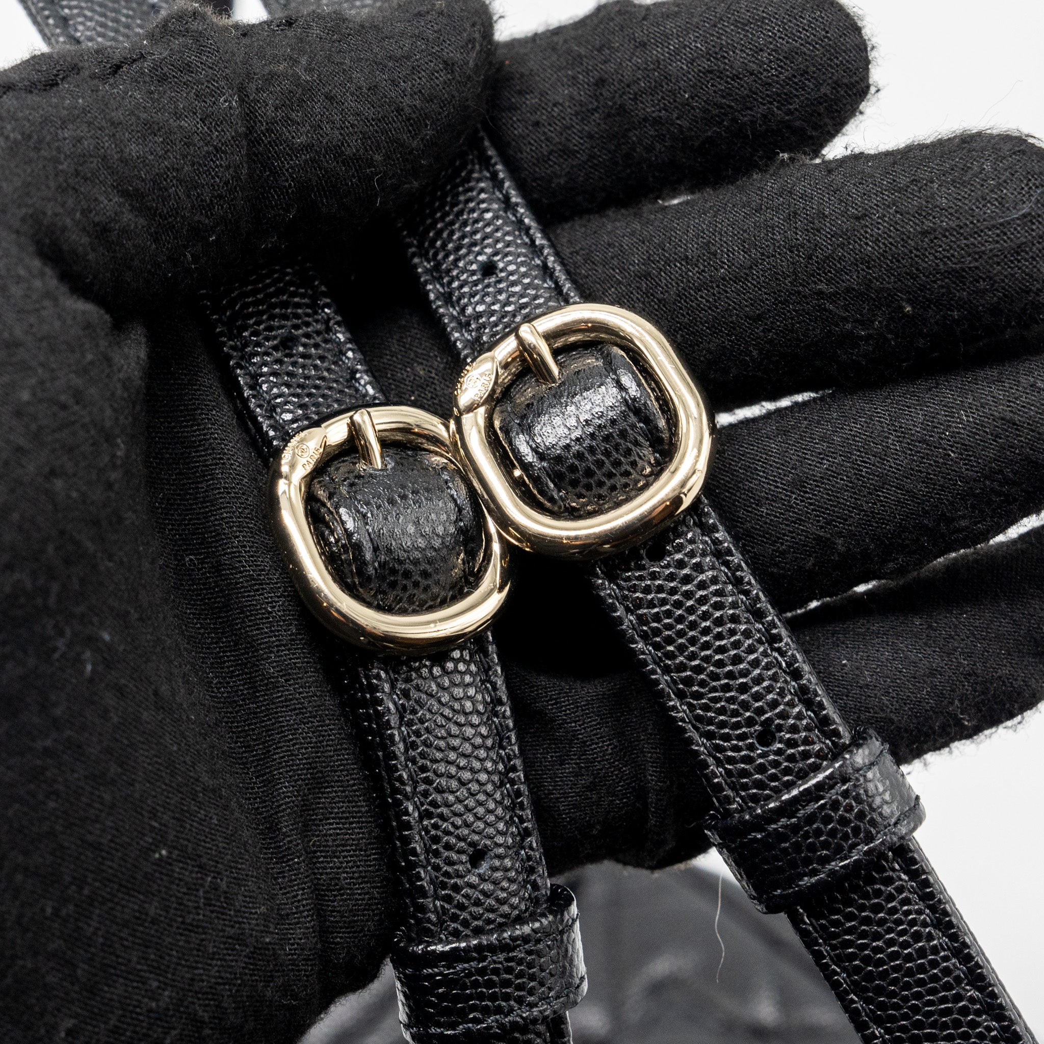 Chanel 23s mini Backpack Caviar Black L (Microchip)