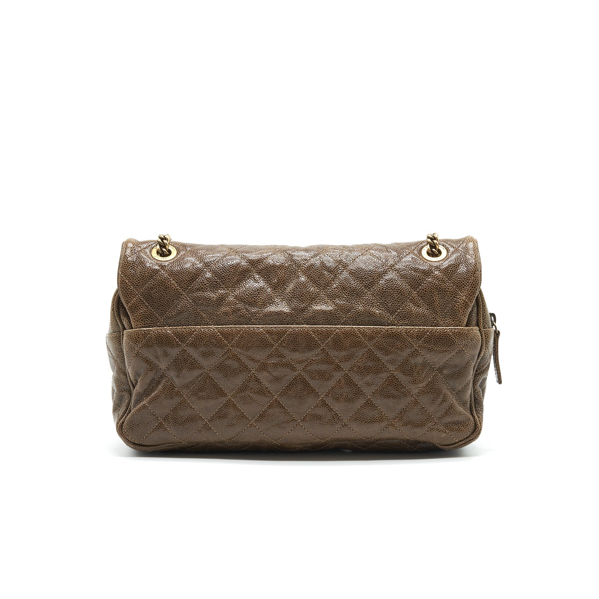 Chanel Seasonal Caviar Jumbo Flap Bag with