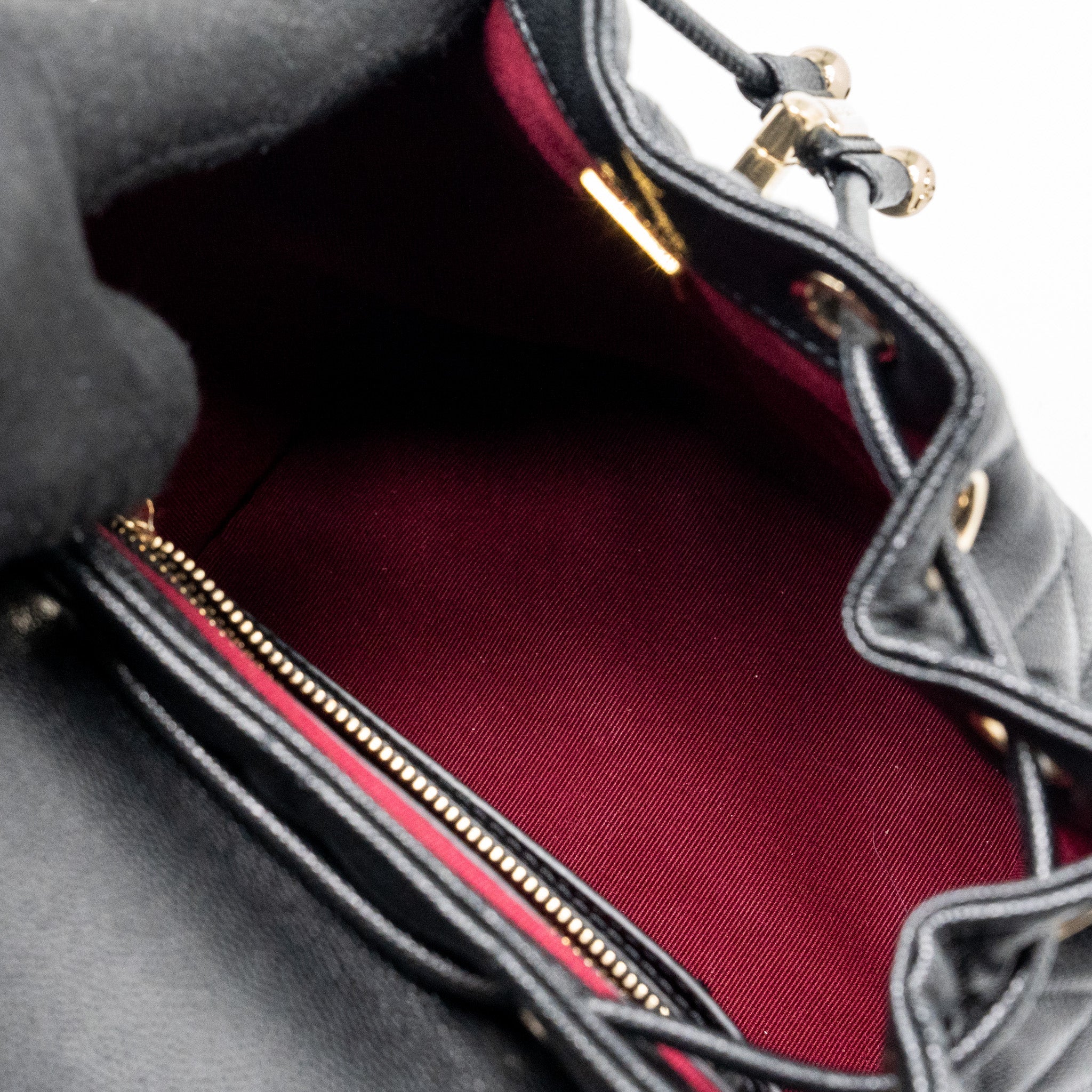 Chanel 23s mini Backpack Caviar Black L (Microchip)