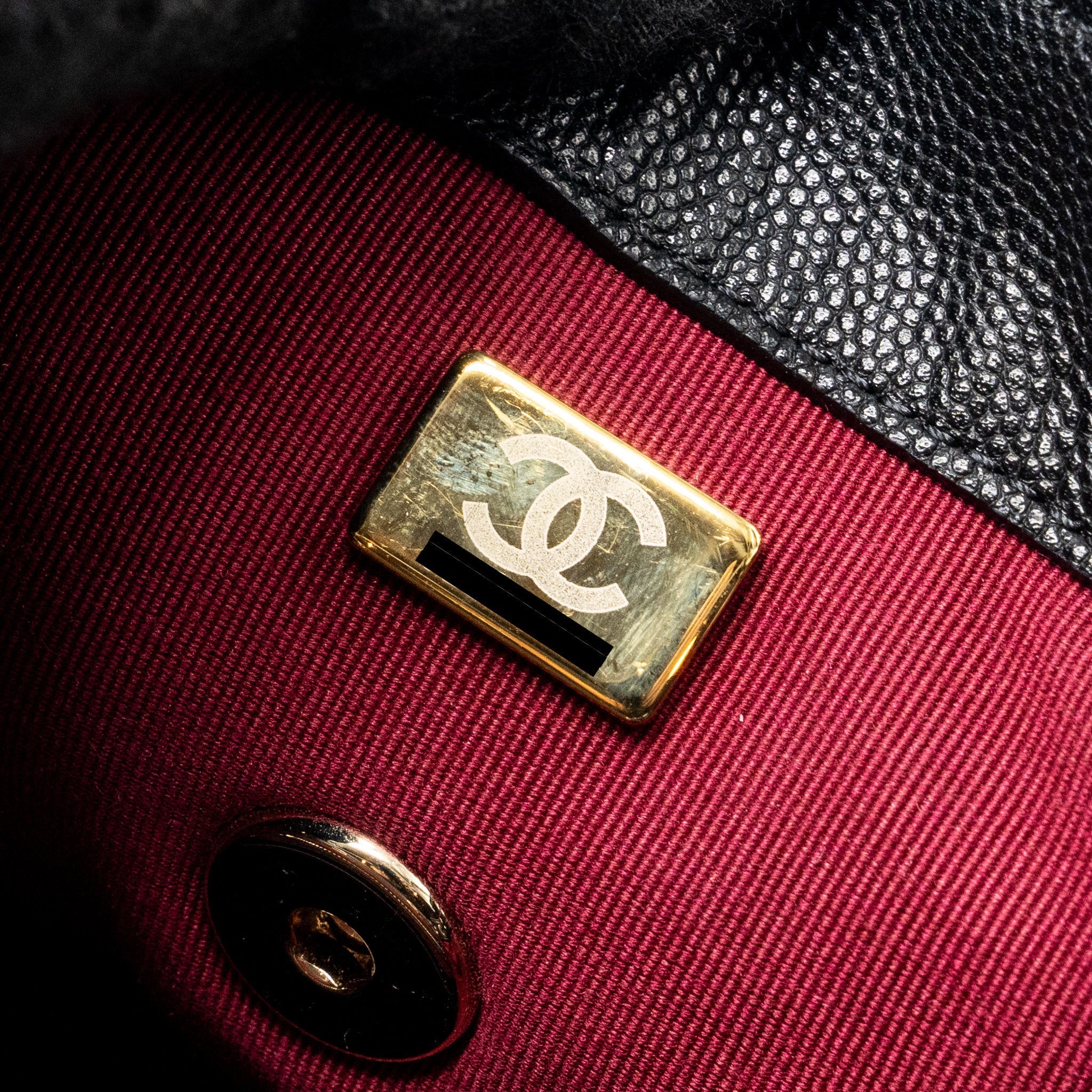 Chanel 23s mini Backpack Caviar Black L (Microchip)