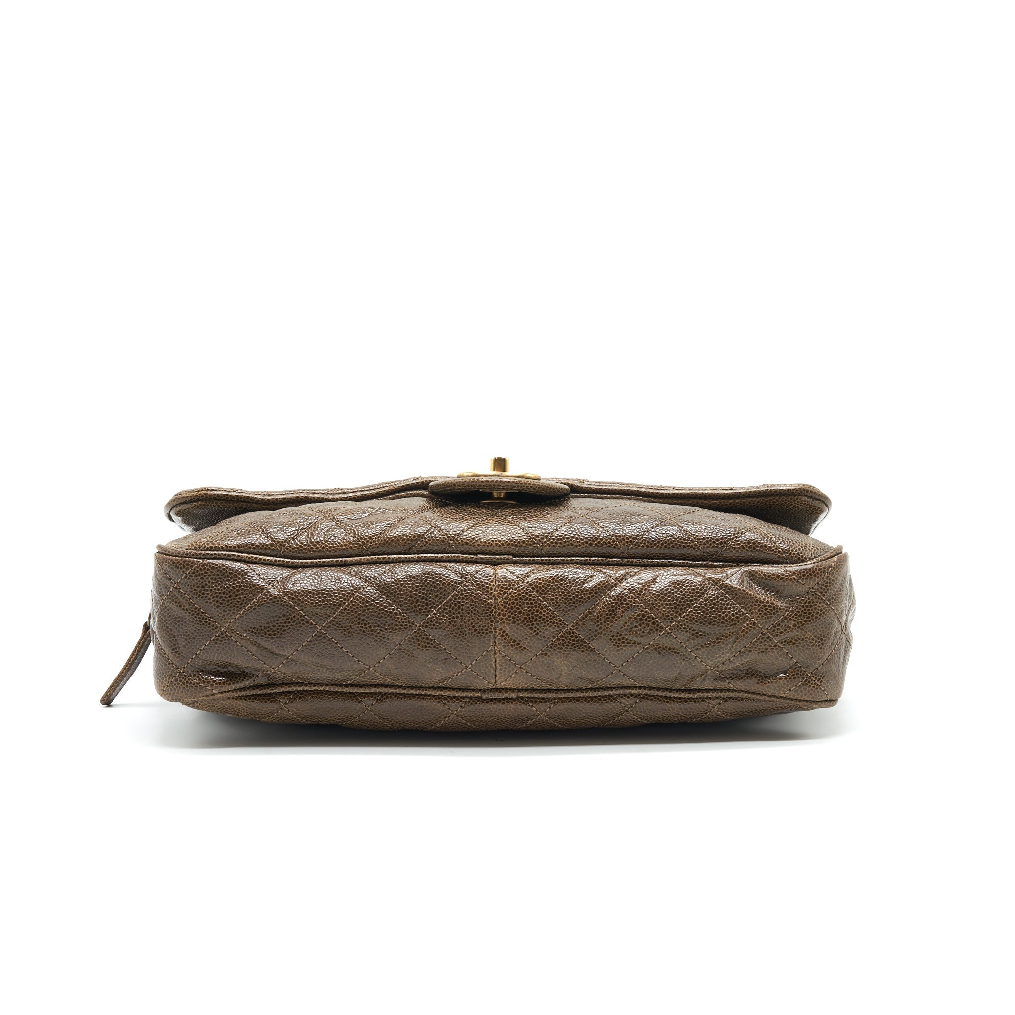 Chanel Seasonal Caviar Jumbo Flap Bag with