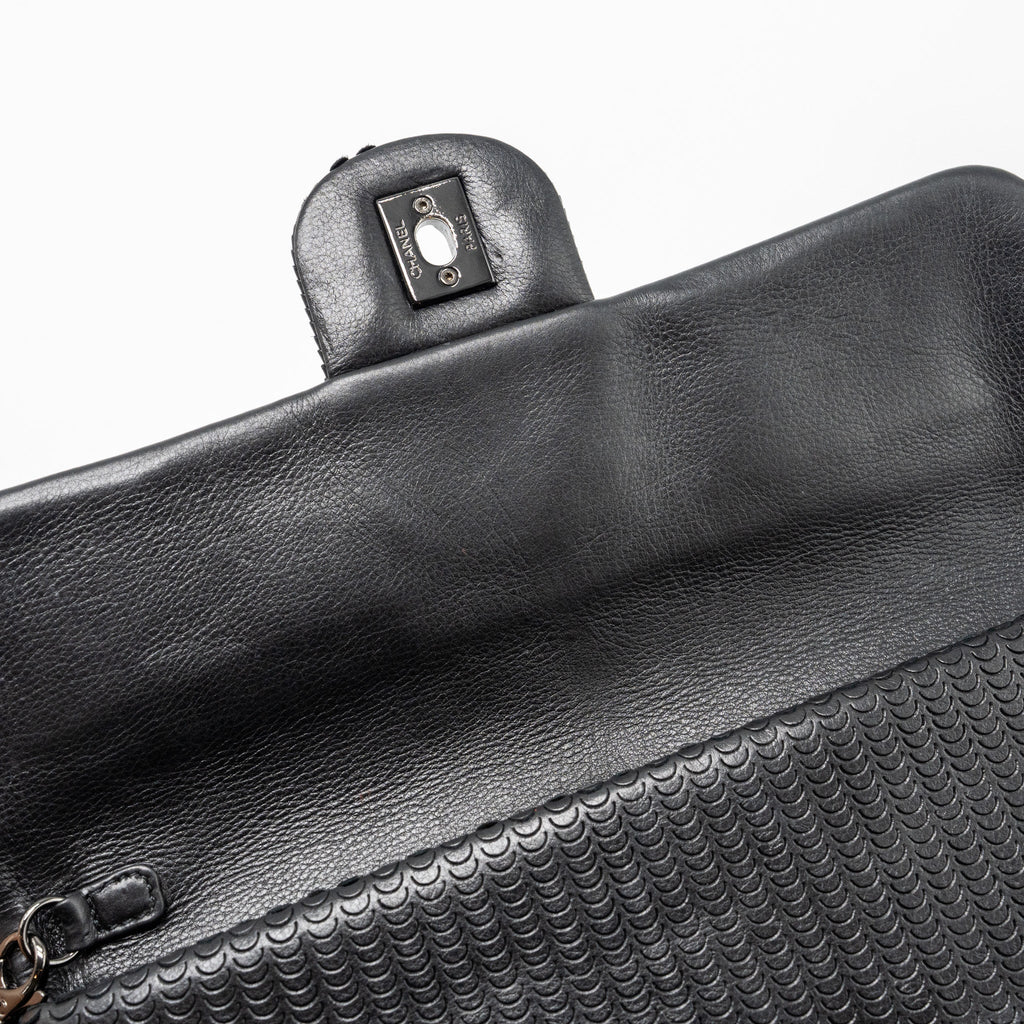 Chanel Flap Clutch Lambskin Black with Black Hardware