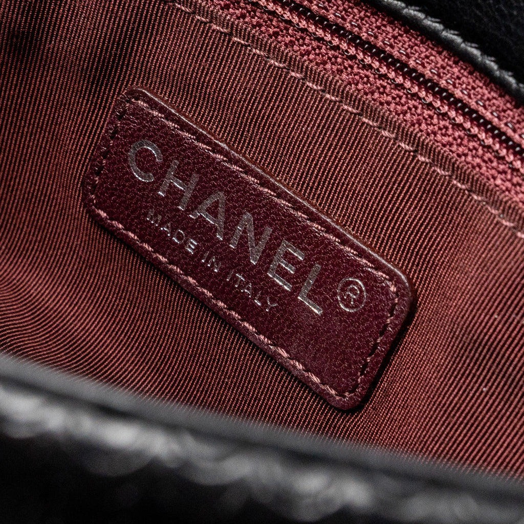 Chanel Flap Clutch Lambskin Black with Black Hardware