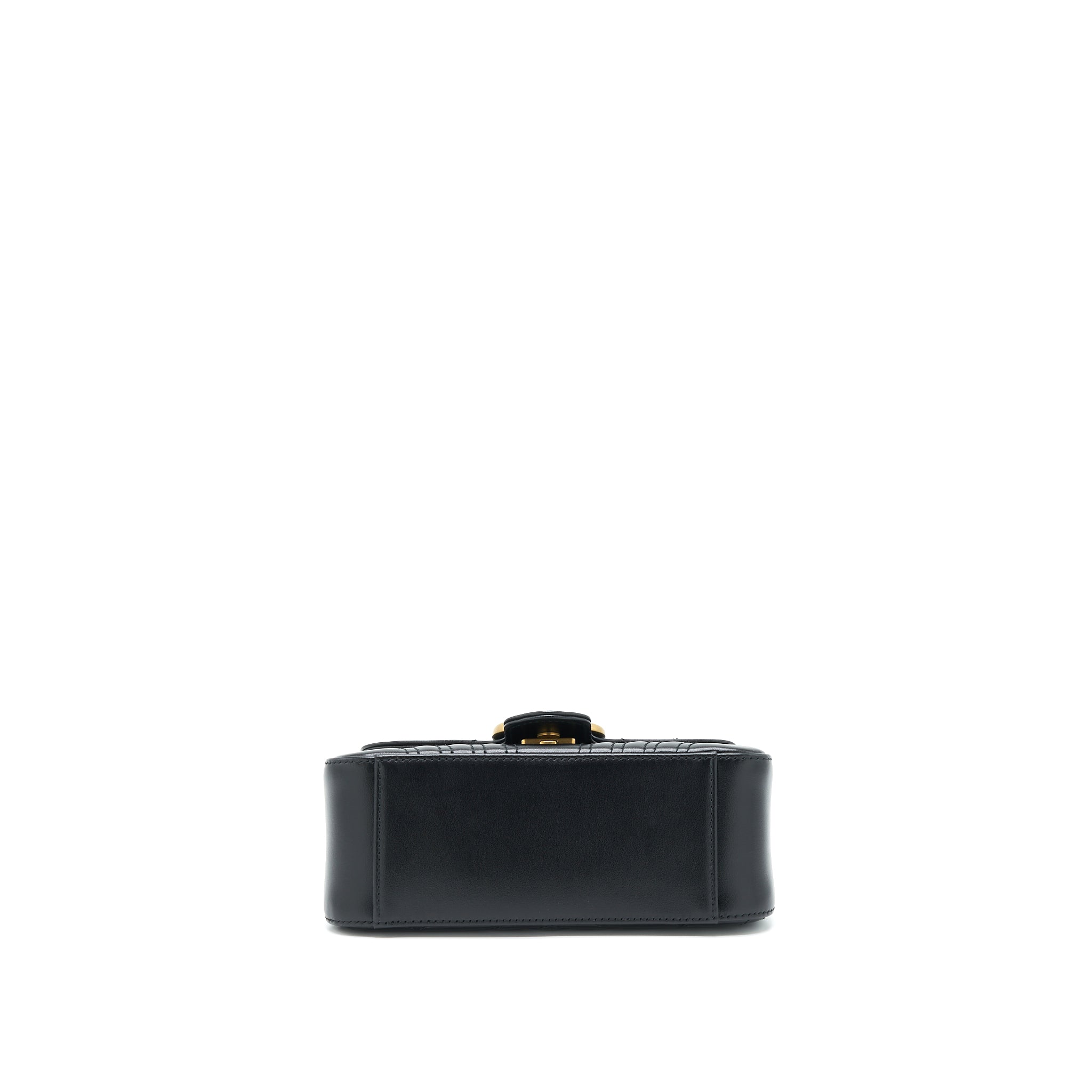 Gucci GG Marmont Mini Top Handle Bag Calfskin Black