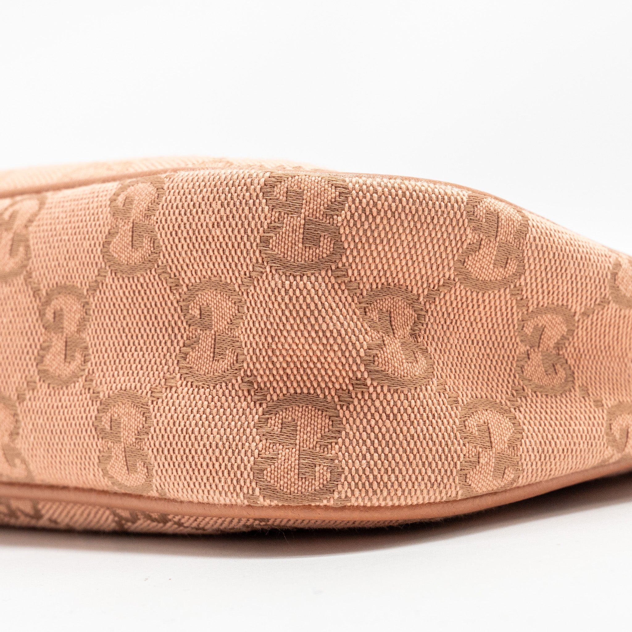 Gucci Small Ophidia Hobo Bag GG Supreme Canvas Pink L
