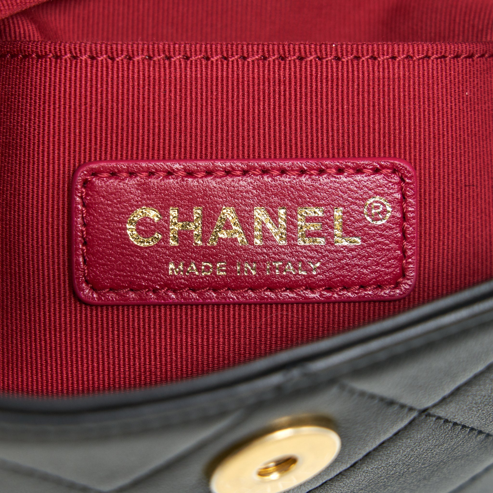 Chanel Small Hobo Bag With Pearls Black Calfskin