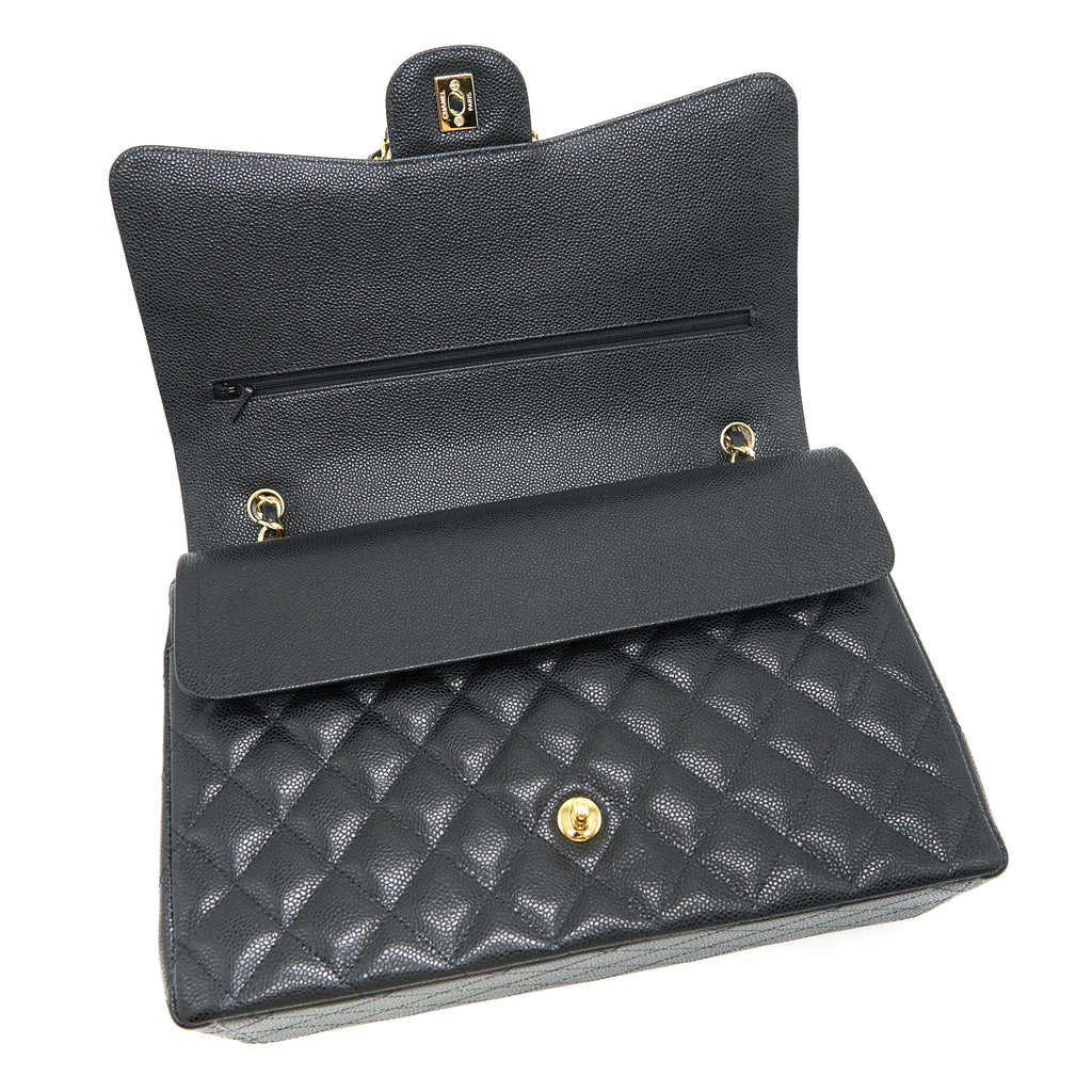 Chanel Maxi Classic double Flap Black Caviar