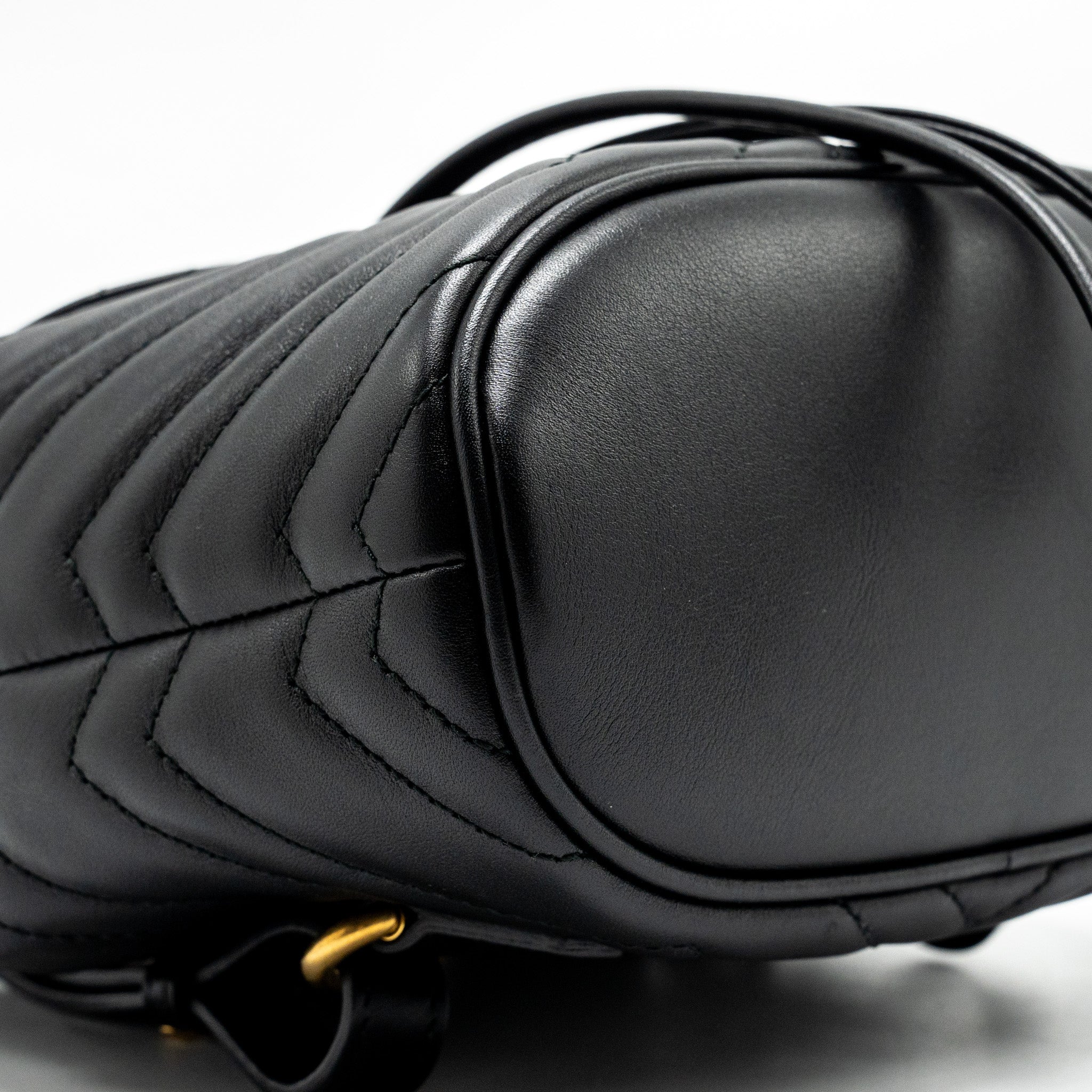 Gucci GG Marmont Backpack Calfskin Black