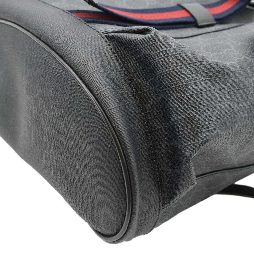 GUCCI GG Supreme Canvas Backpack Black