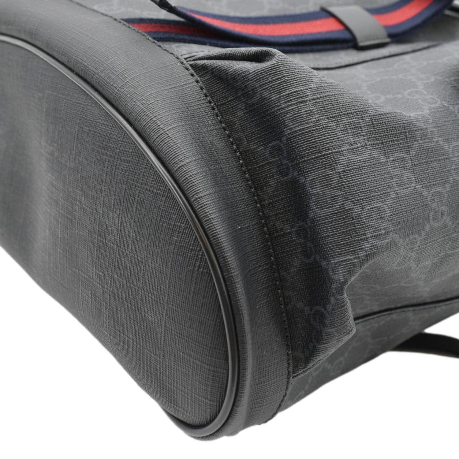 GUCCI GG Supreme Canvas Backpack Black