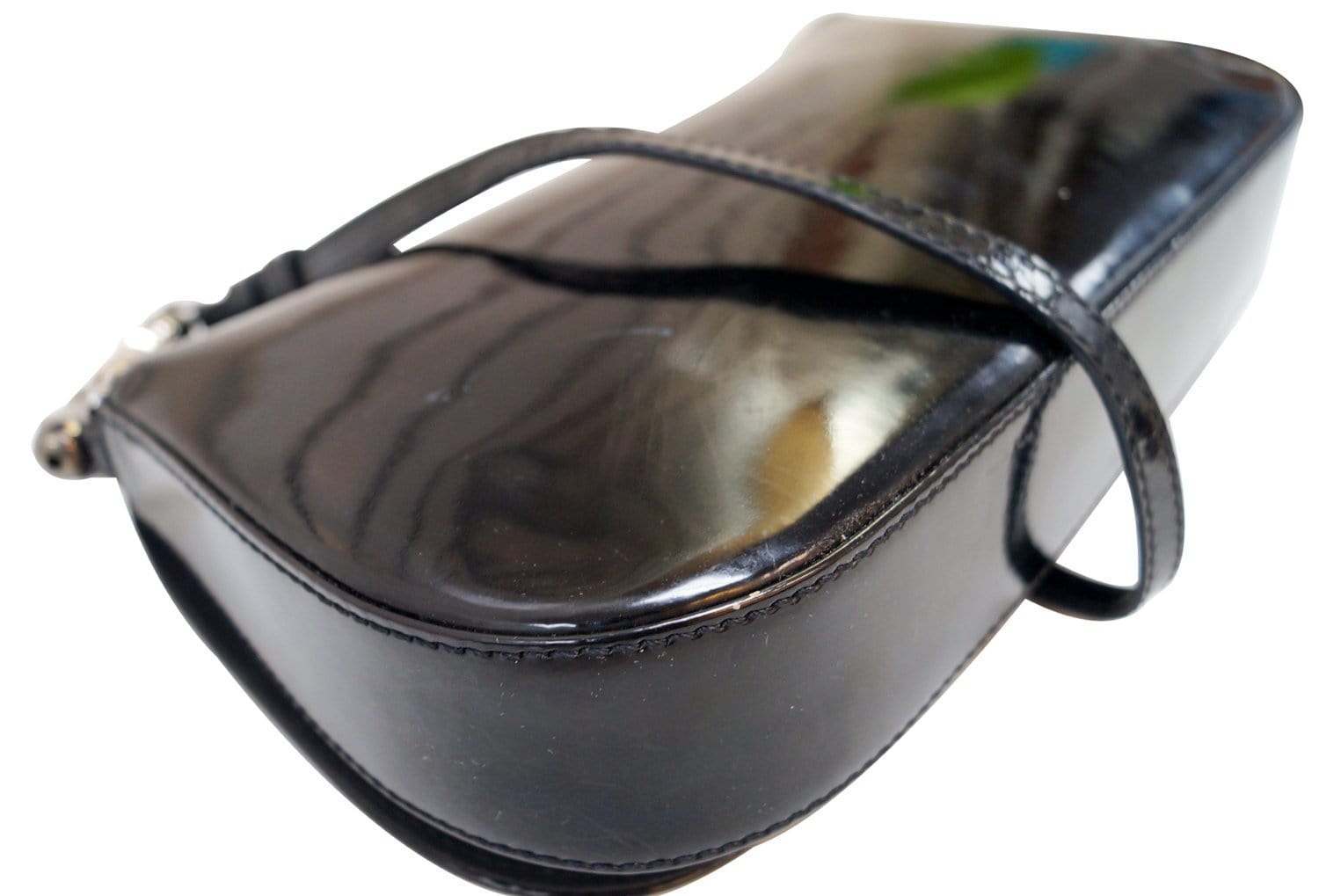 CHRISTIAN DIOR Black Maris Pearl Shoulder Bag