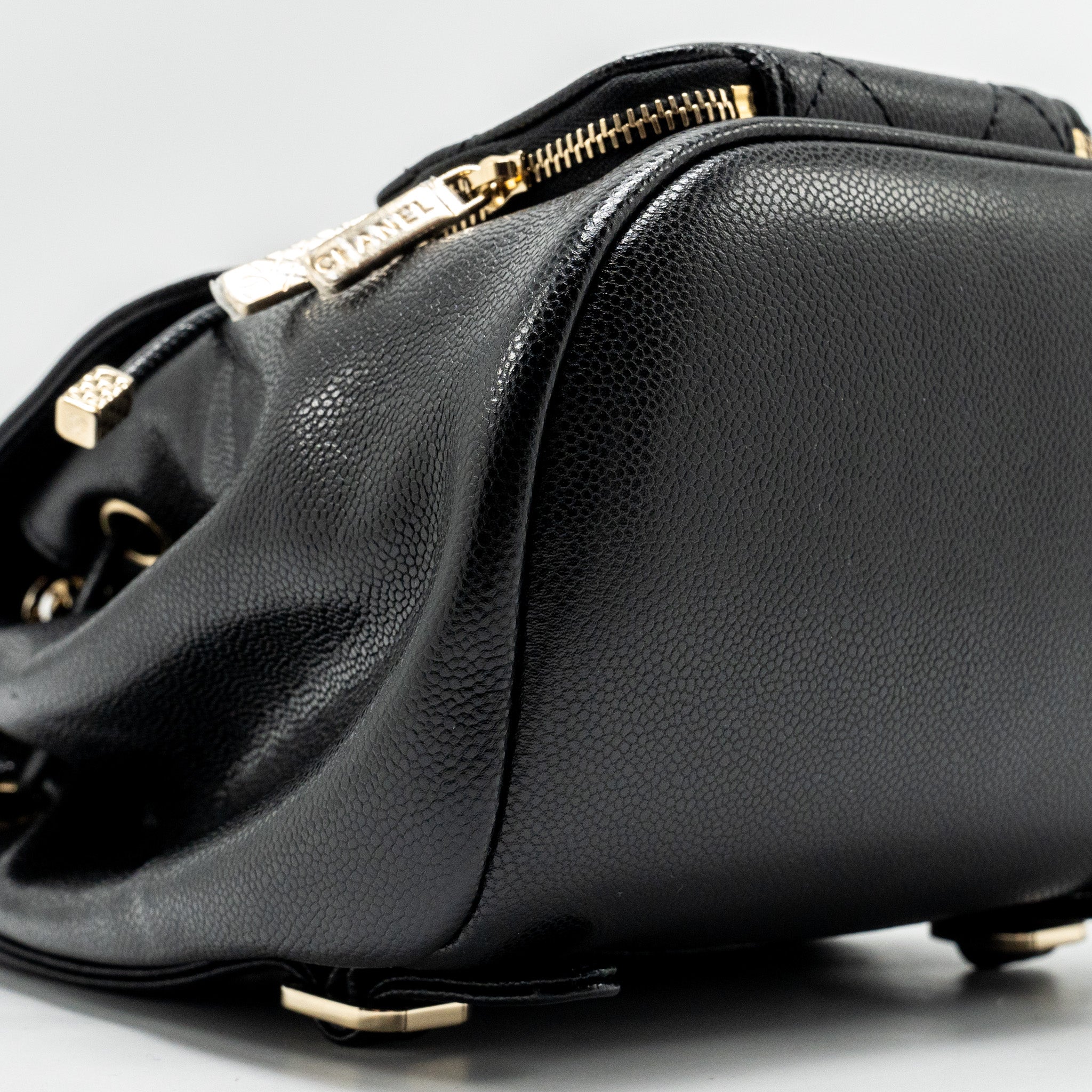 Chanel Affinity Backpack Caviar Black L (Microchip)