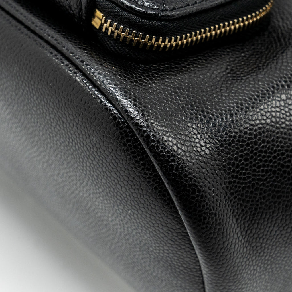 Chanel Affinity Backpack Caviar Black L (Microchip)