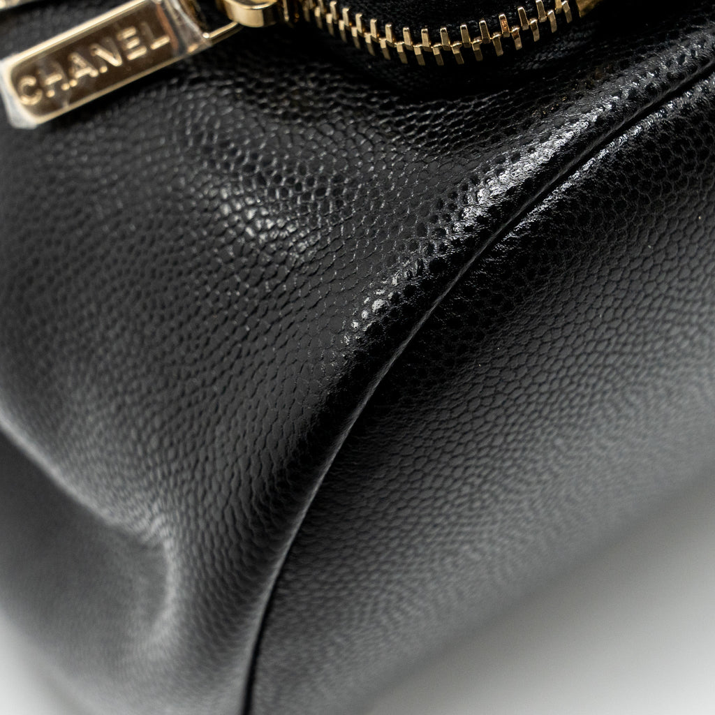 Chanel Affinity Backpack Caviar Black L (Microchip)