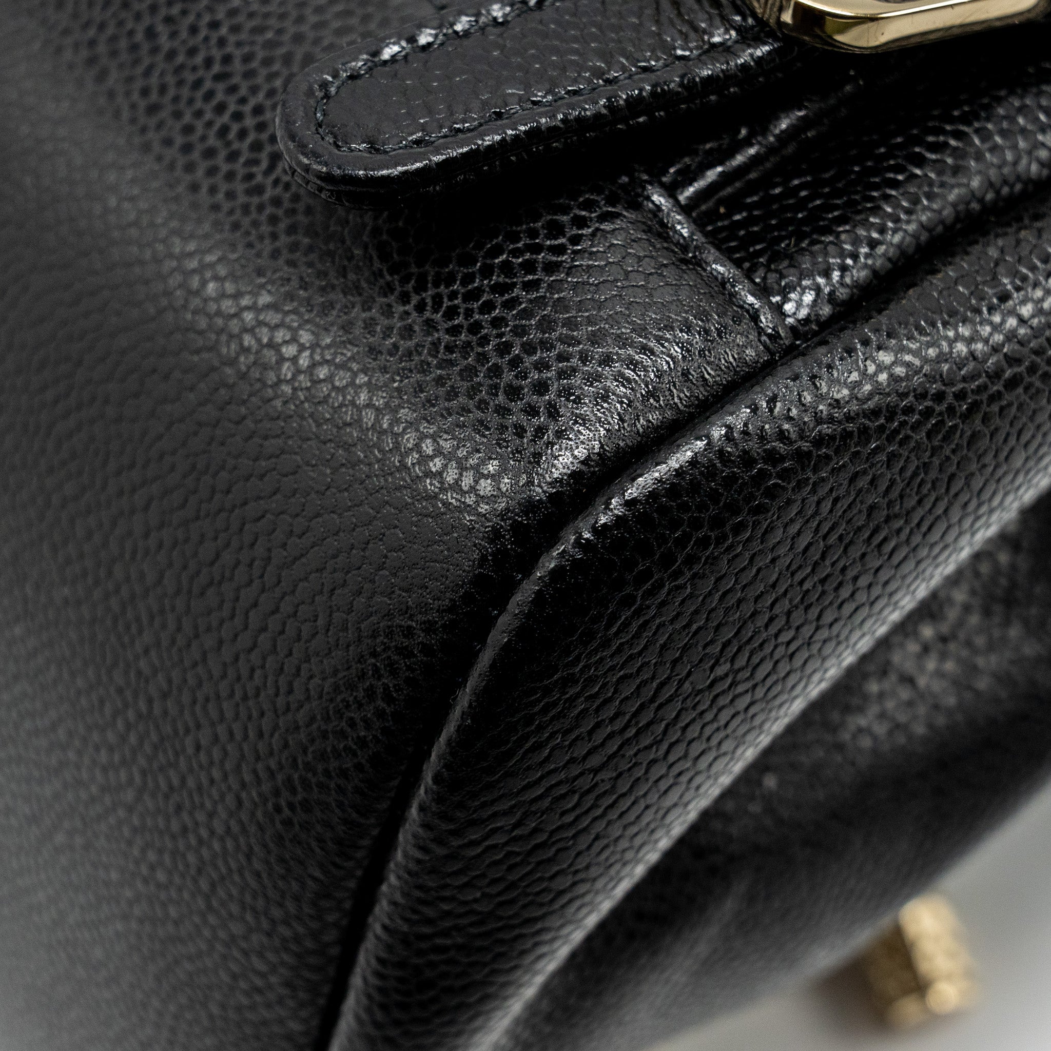 Chanel Affinity Backpack Caviar Black L (Microchip)