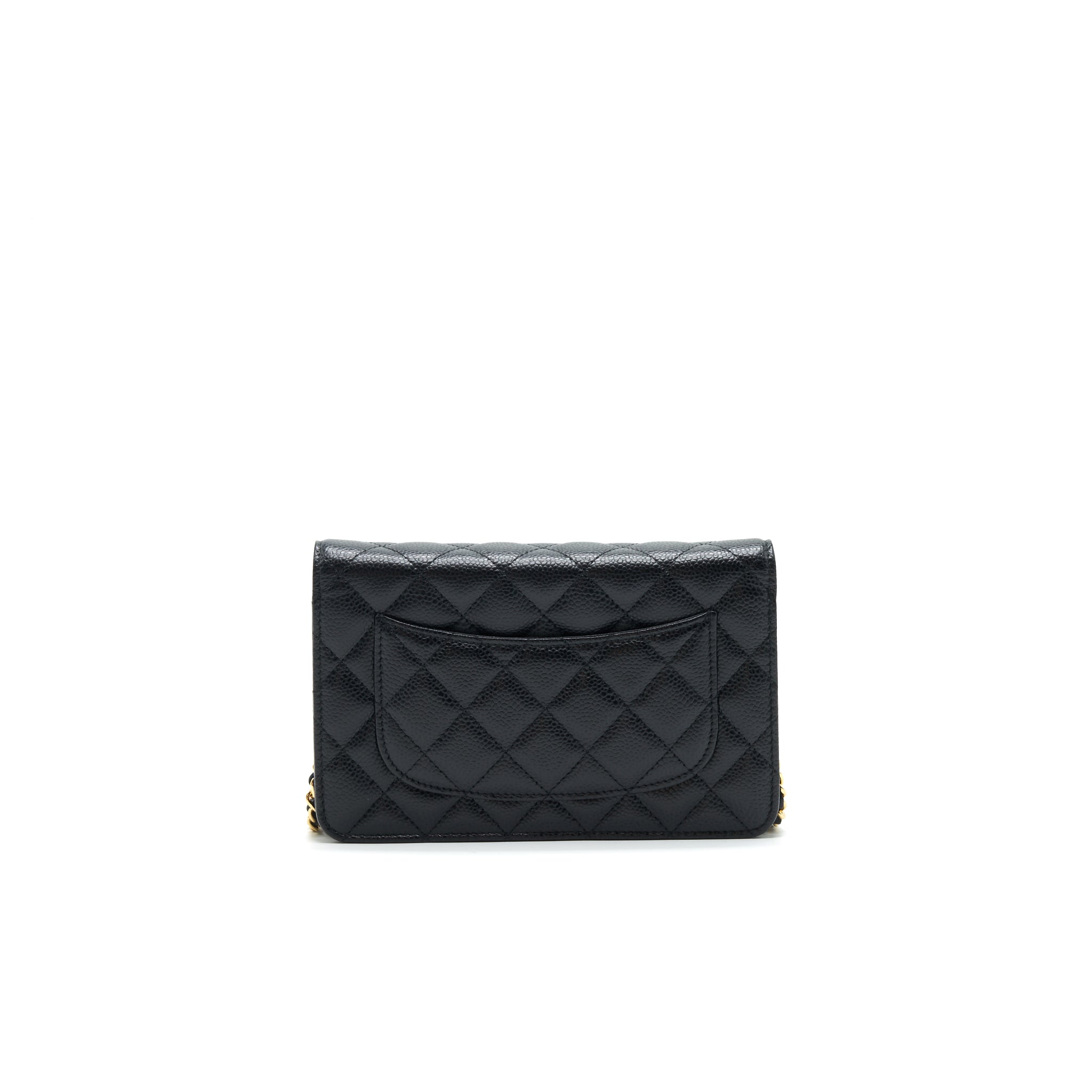 Chanel Classic Wallet on Chain Caviar Black With