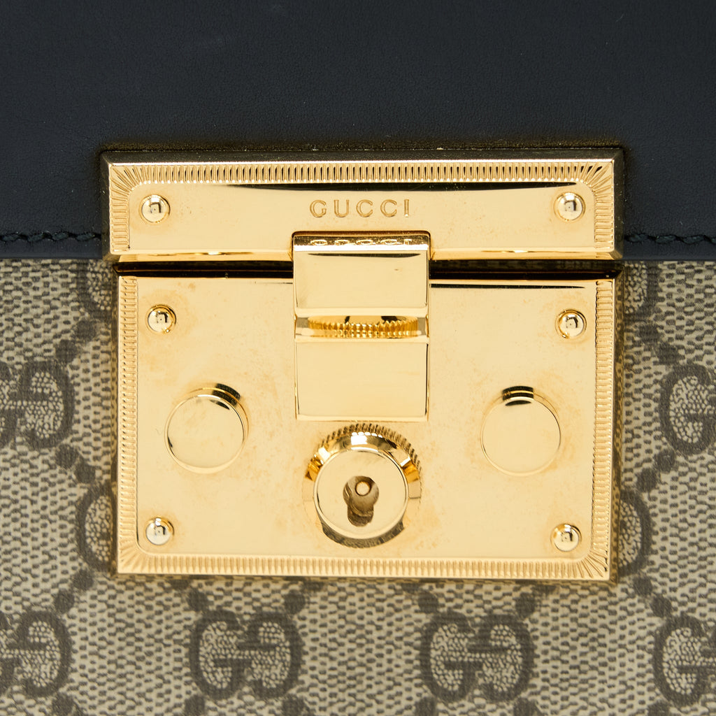 Gucci Padlock GG Supreme Top Handle Bag