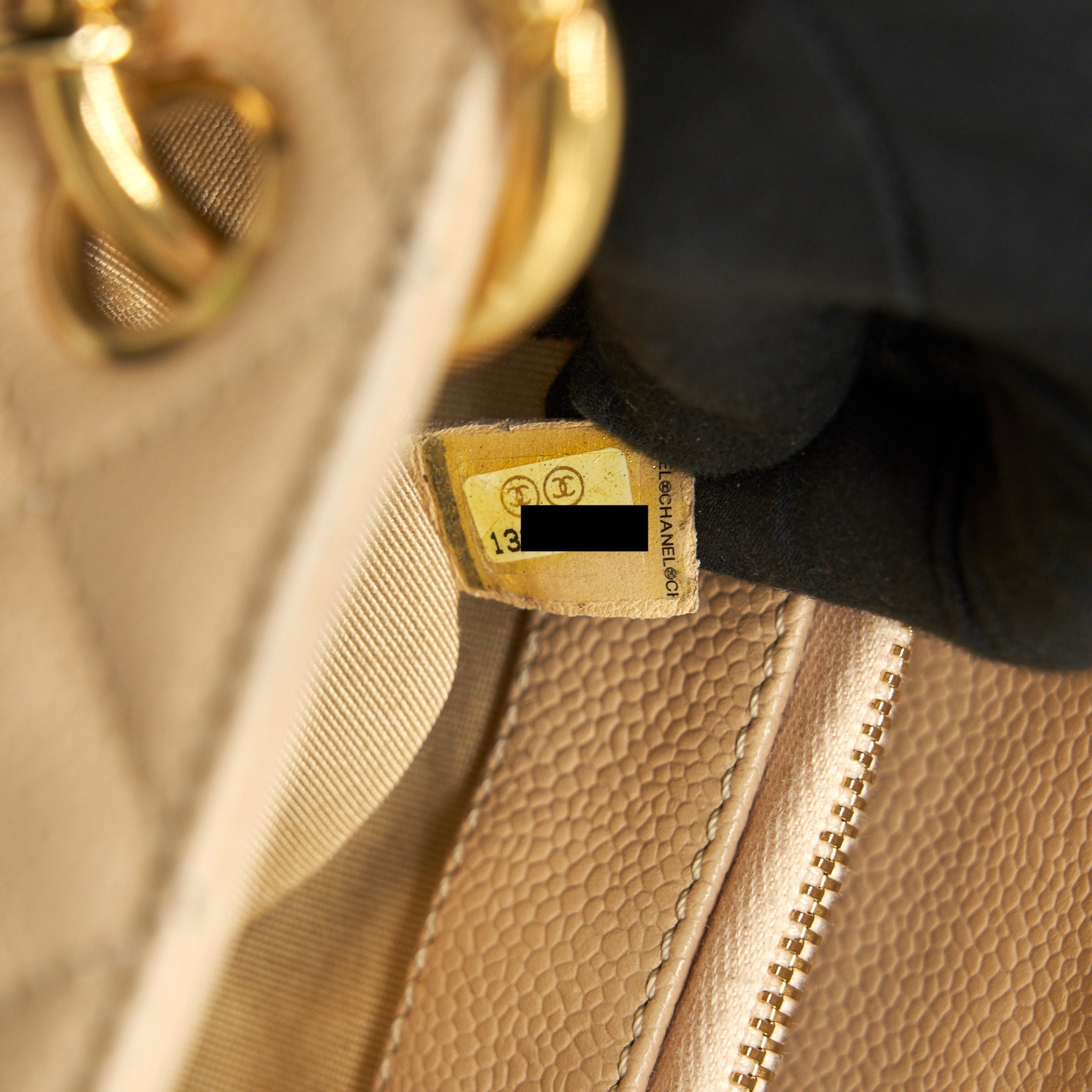 CHANEL CAVIAR GRAND SHOPPING TOTE GST IN BEIGE