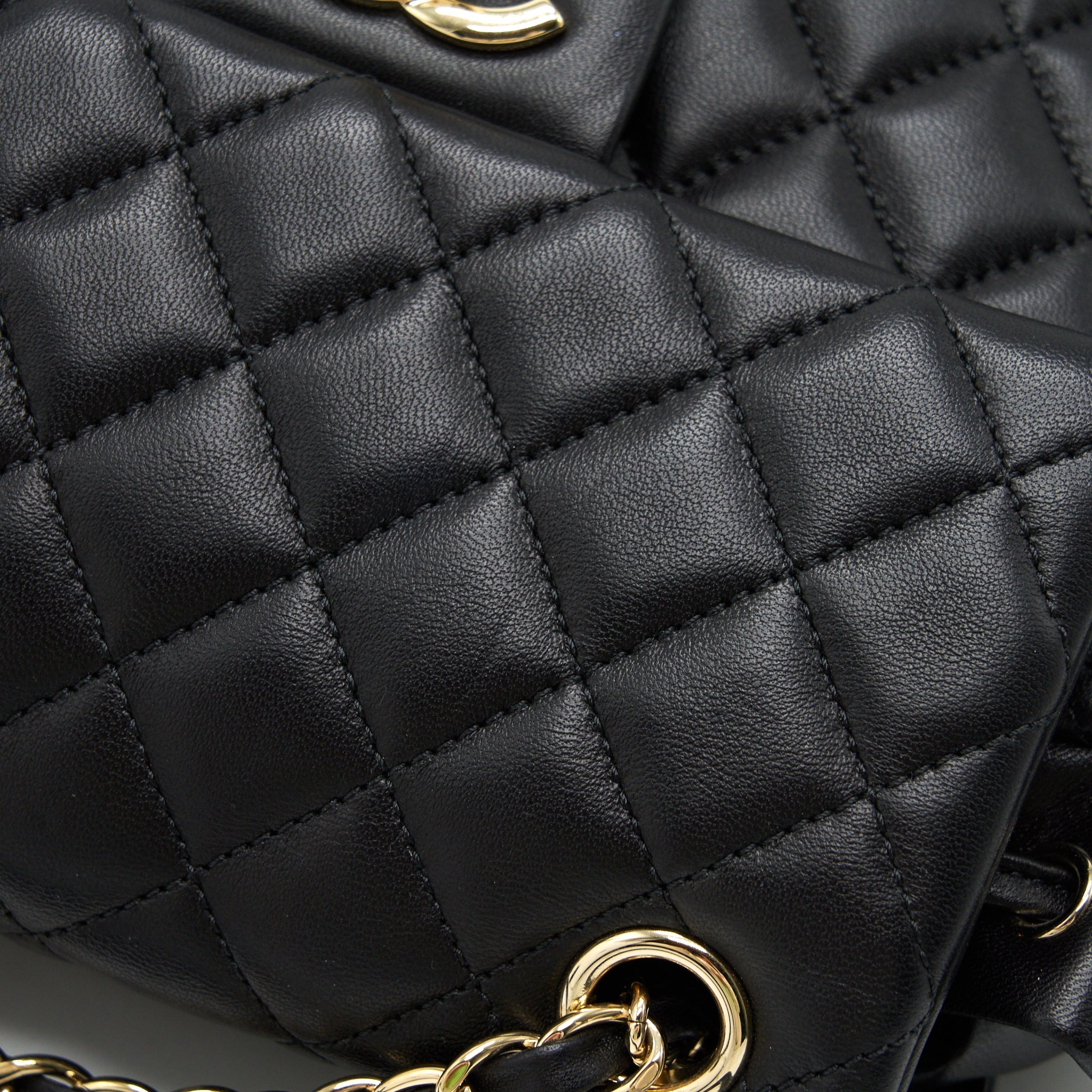 CHANEL QUILTED LAMBSKIN URBAN SPIRIT BACKPACK BLACK