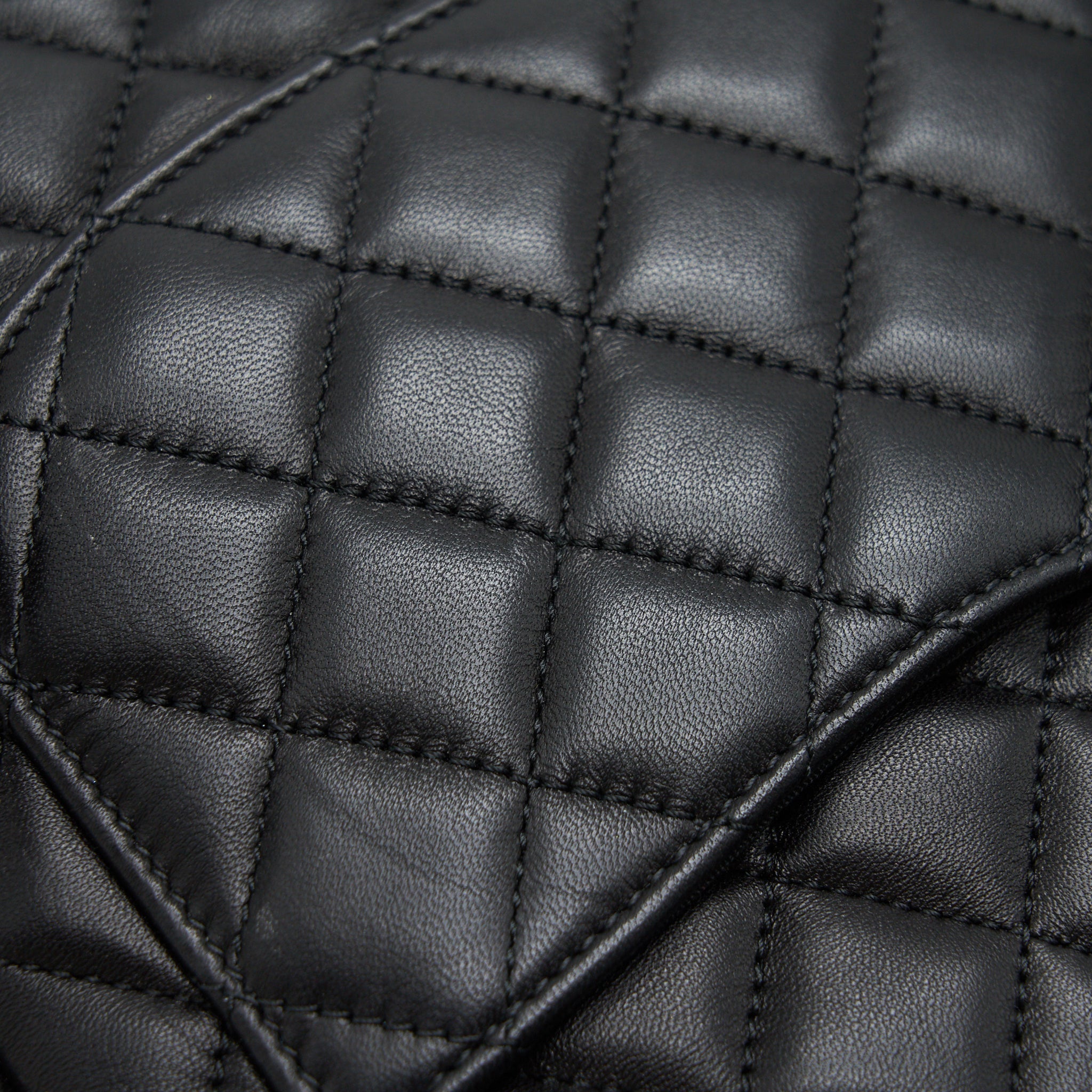 CHANEL QUILTED LAMBSKIN URBAN SPIRIT BACKPACK BLACK