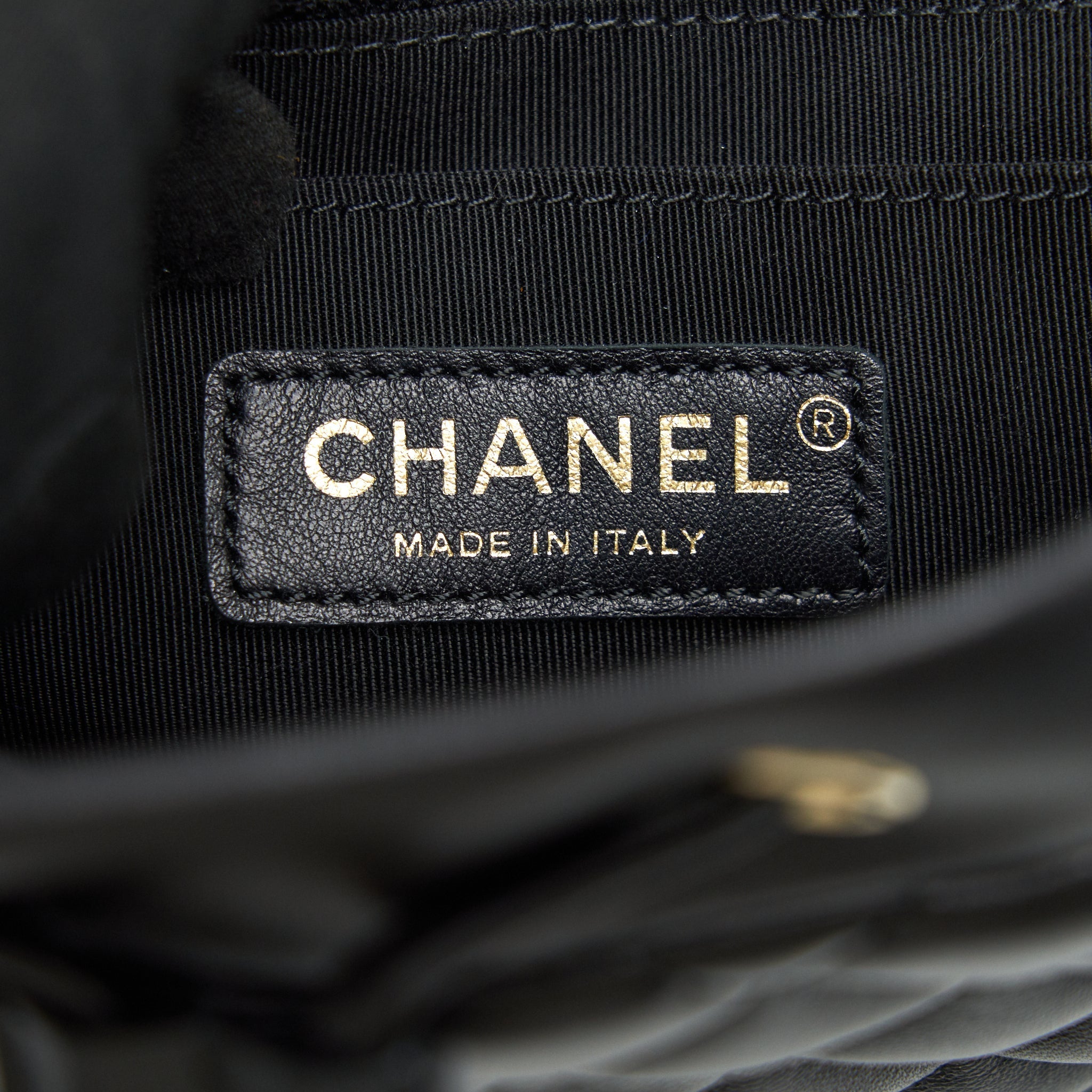 CHANEL QUILTED LAMBSKIN URBAN SPIRIT BACKPACK BLACK