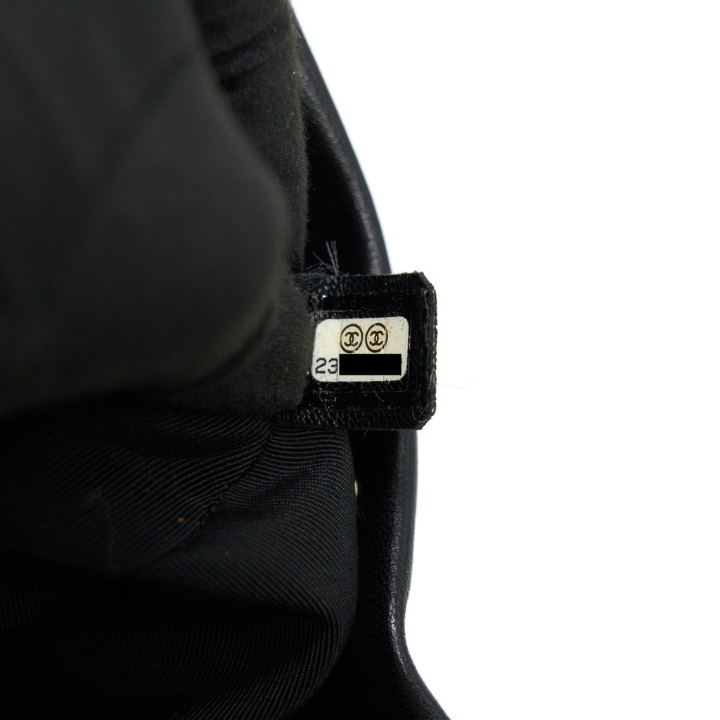CHANEL QUILTED LAMBSKIN URBAN SPIRIT BACKPACK BLACK