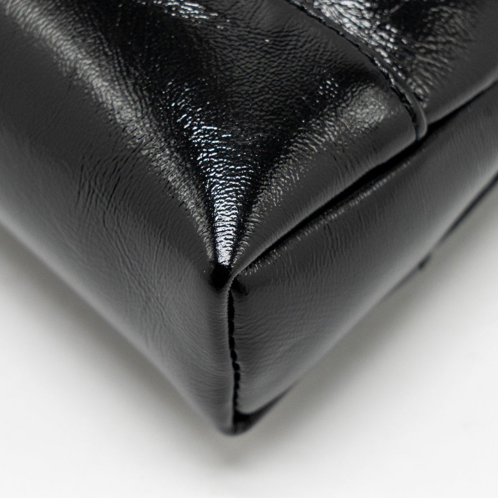 Chanel Mini 31 Clutch with Chain Shiny Calfskin Black L (Microchip)