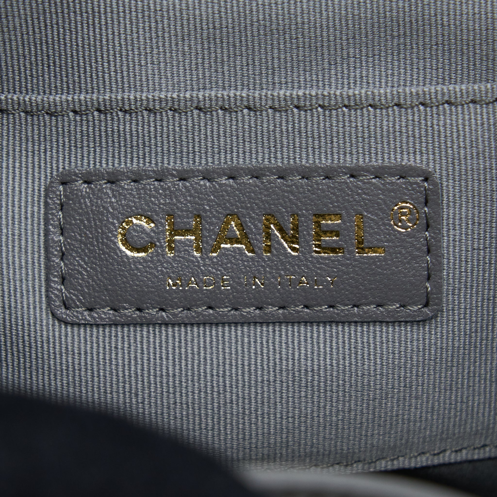 Chanel 22A Duma Backpack Lambskin Dark Grey L